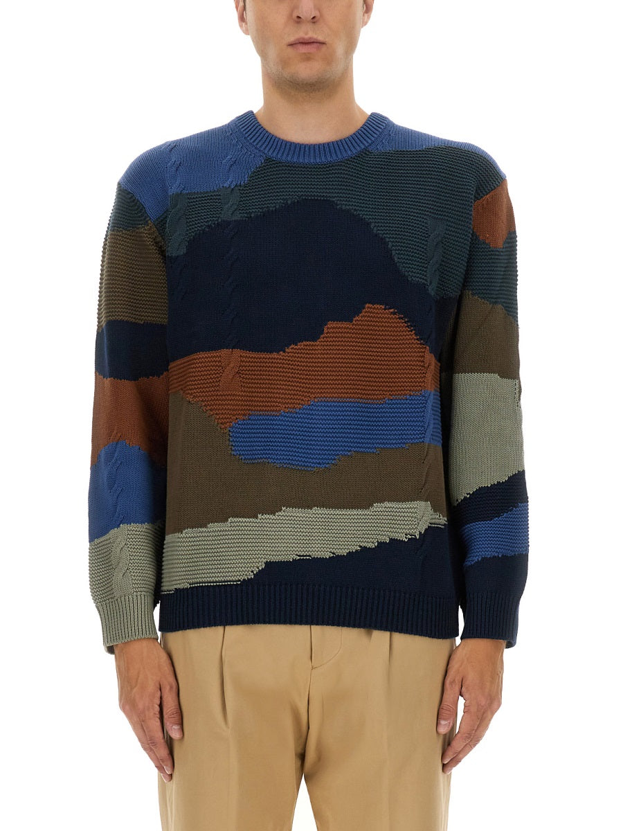 PS PAUL SMITH Multicolour Cotton Sweater for Men