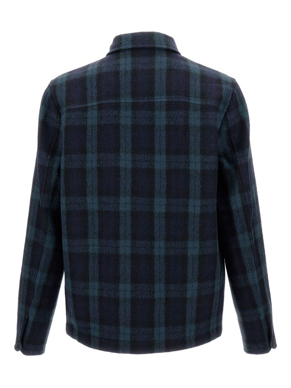 PAUL SMITH Wool Plaid Button-Up Shirt