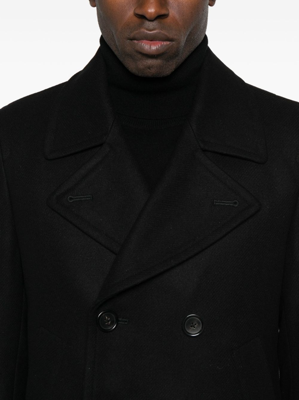 PAUL SMITH Double-Breasted Notched Lapel Outerwear for Men