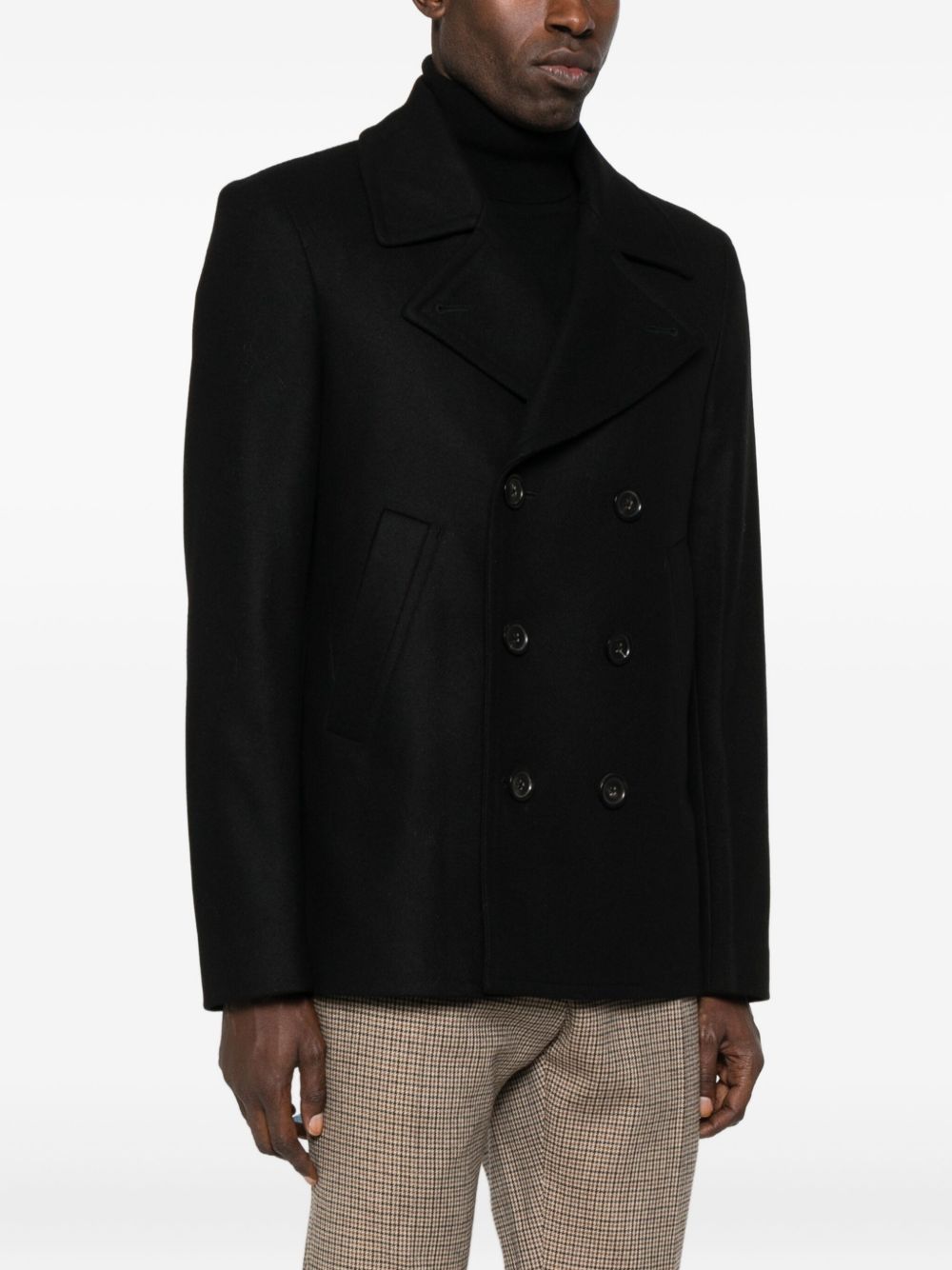 PAUL SMITH Double-Breasted Notched Lapel Outerwear for Men