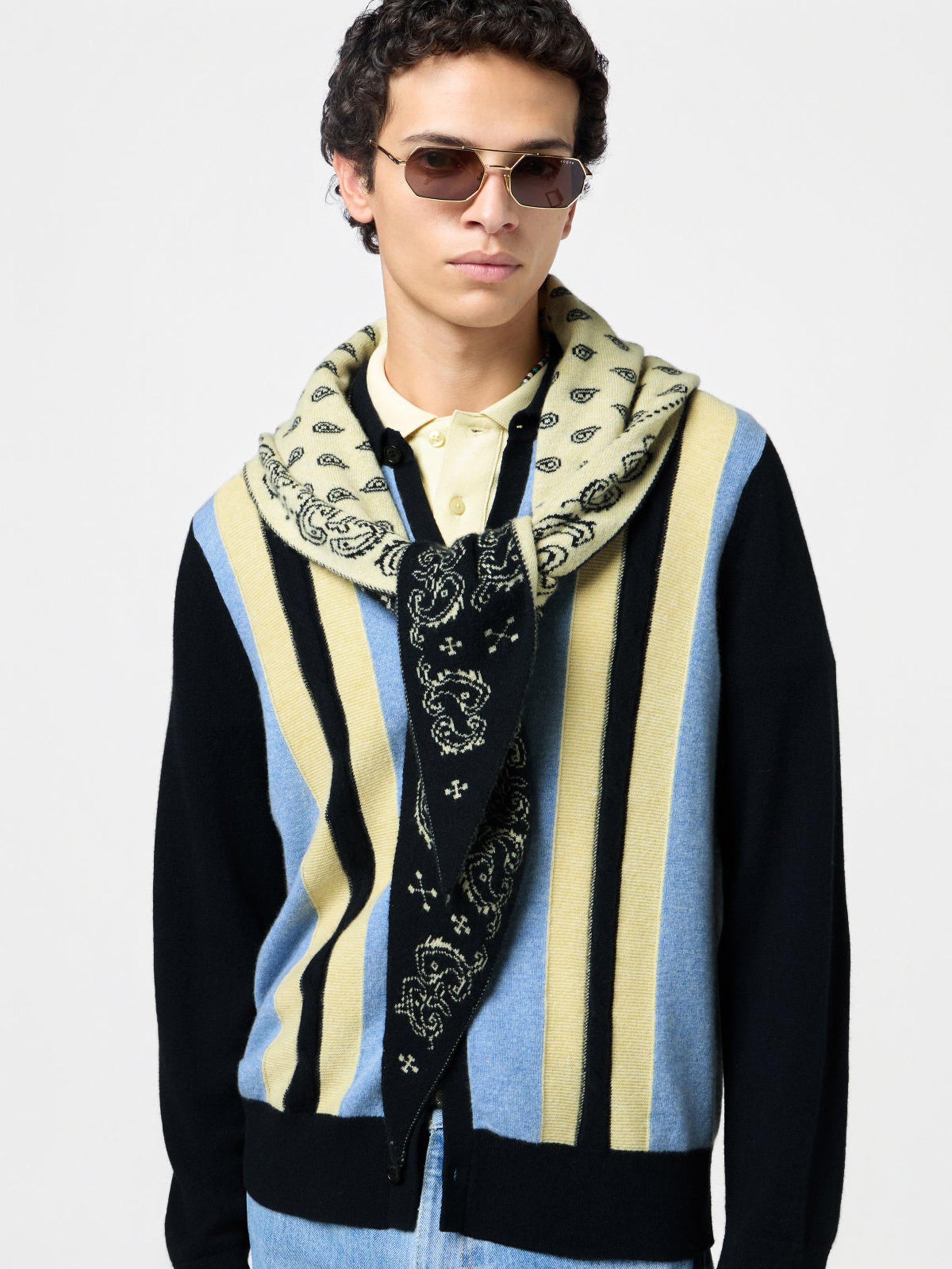 GUEST IN RESIDENCE Unisex Cashmere Cable Plaza Shirt