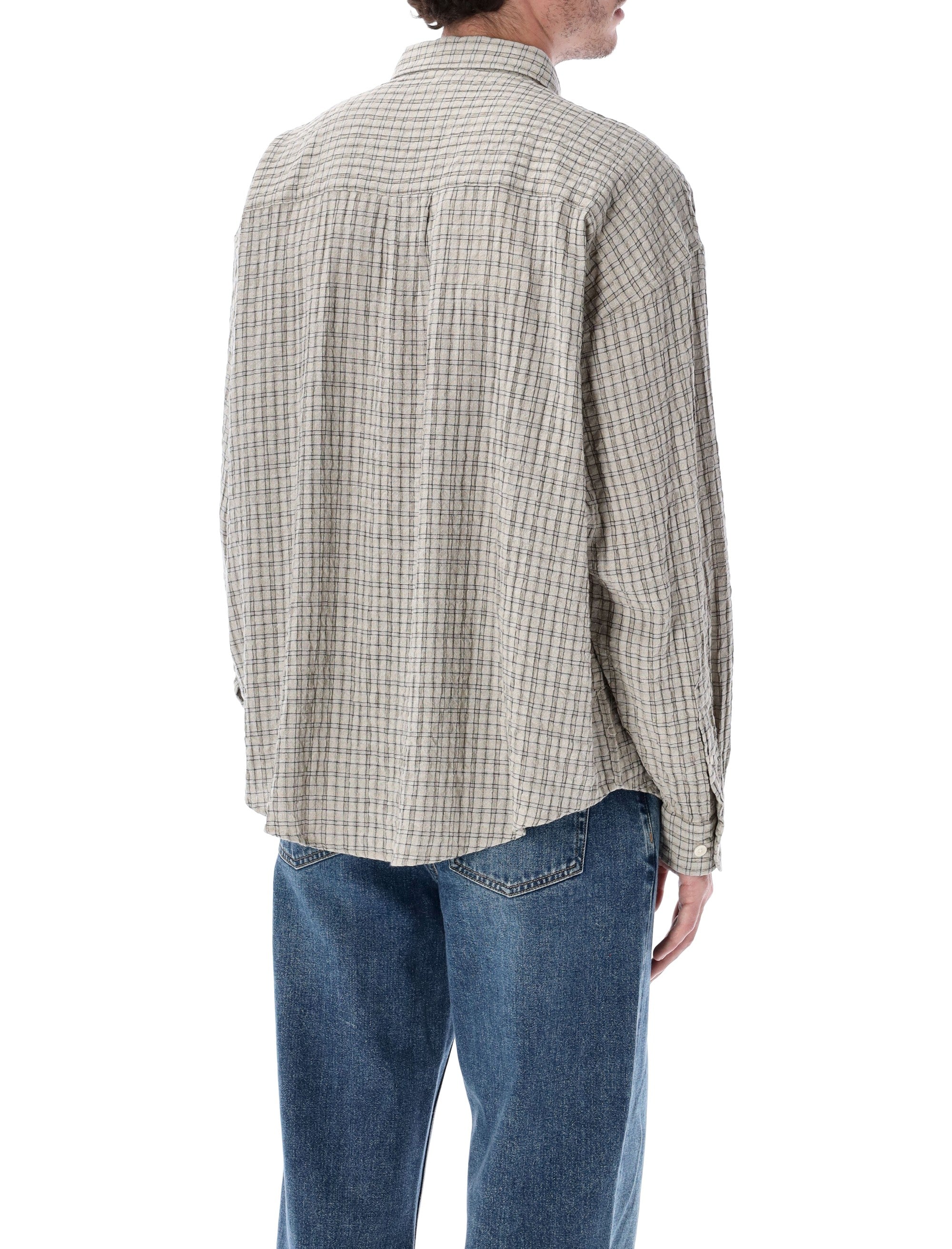 MFPEN Oversized Button Down Shirt - Generation Check (L)