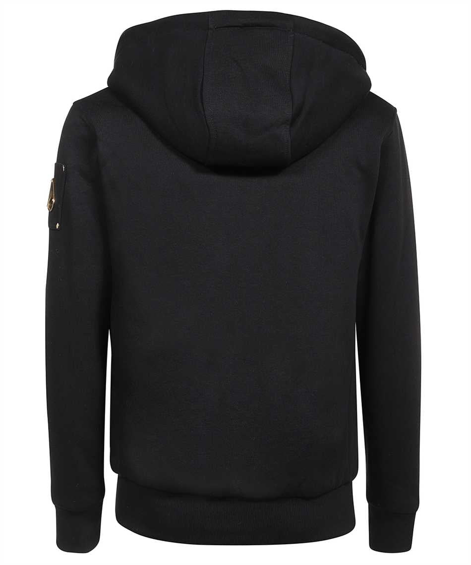 MOOSE KNUCKLES Full Zip Hoodie with Removable Faux Fur Lining for Men