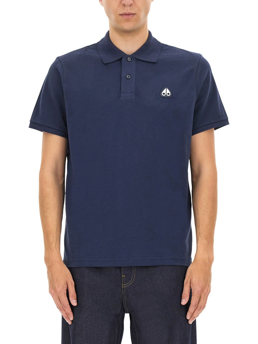 MOOSE KNUCKLES Regular Fit Polo Shirt - Size L