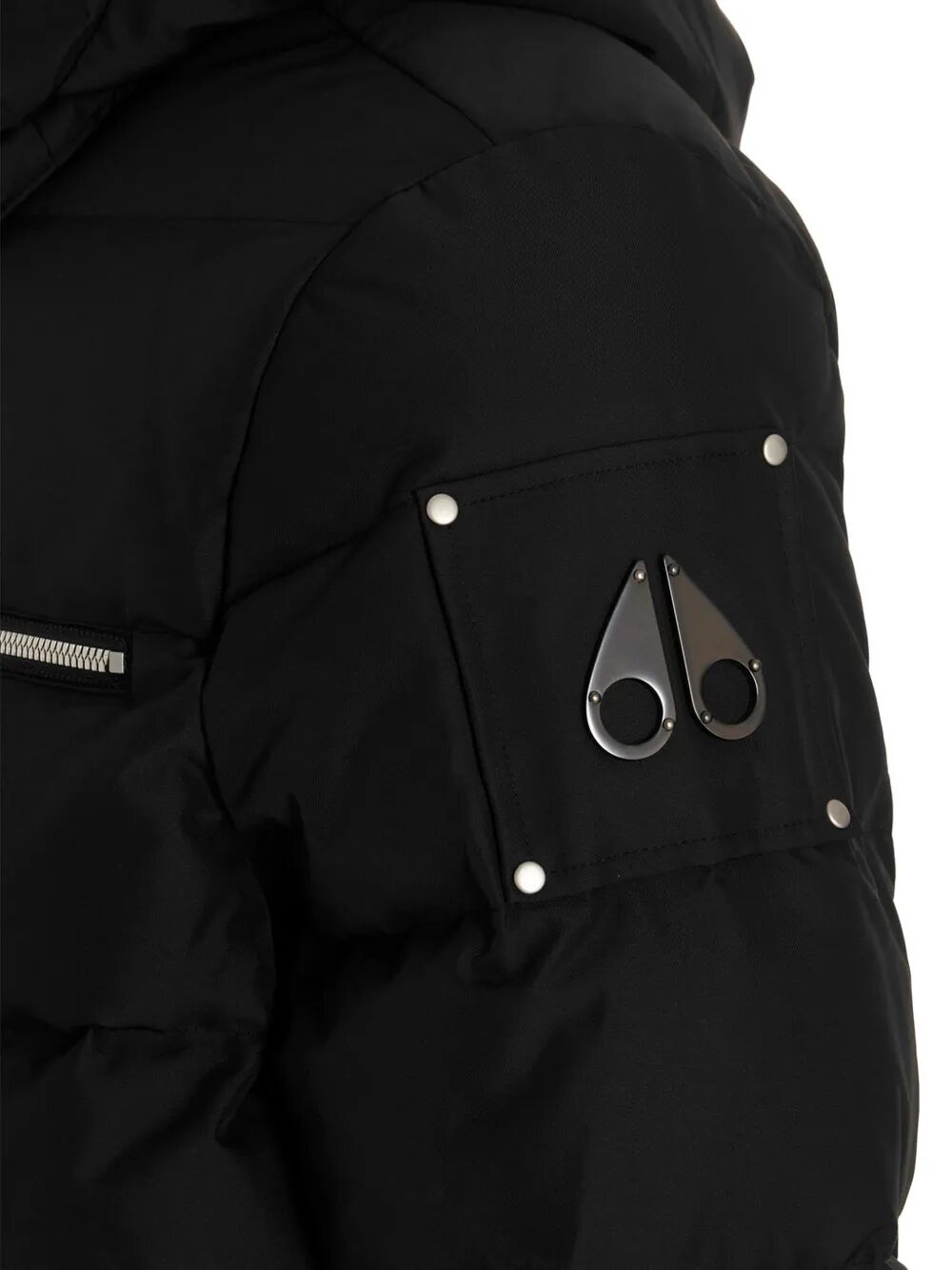 MOOSE KNUCKLES Cloud Bomber Jacket with Lambskin Finishes