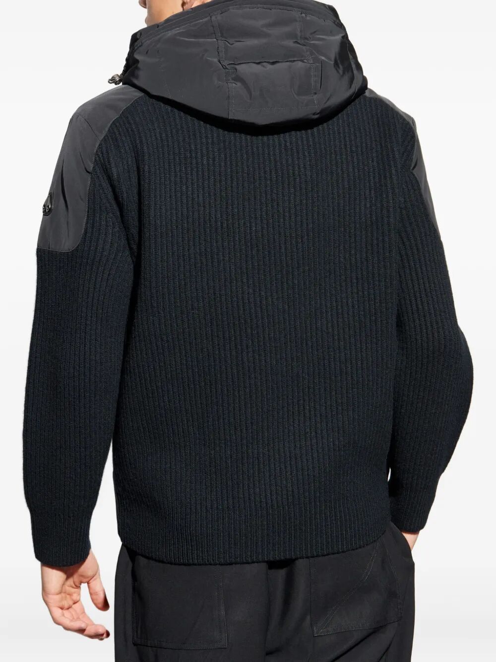 MOOSE KNUCKLES Ribbed-Panel Padded Jacket for Men