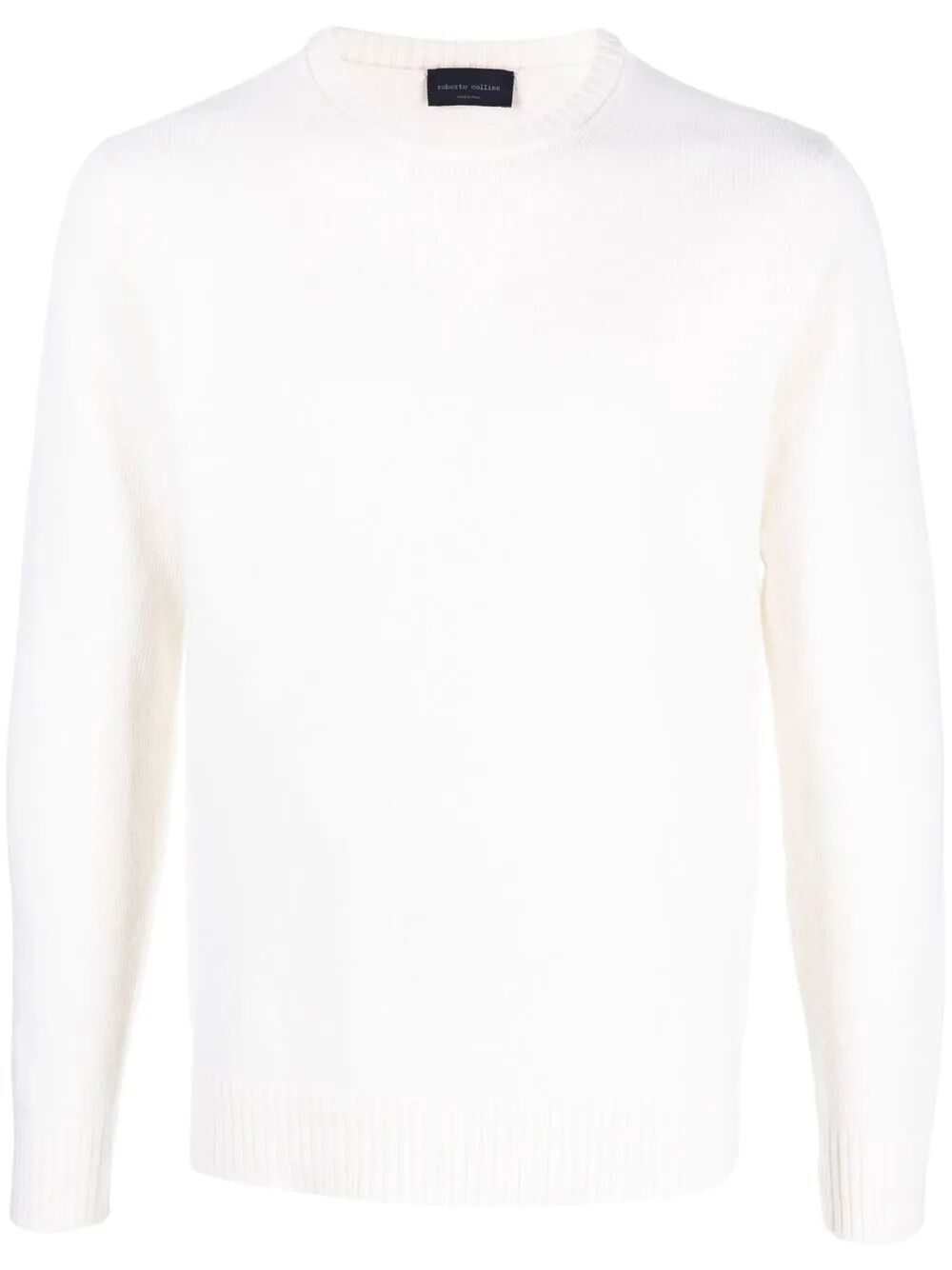 ROBERTO COLLINA Men's Classic Crew-Neck Sweater - FW25 Collection