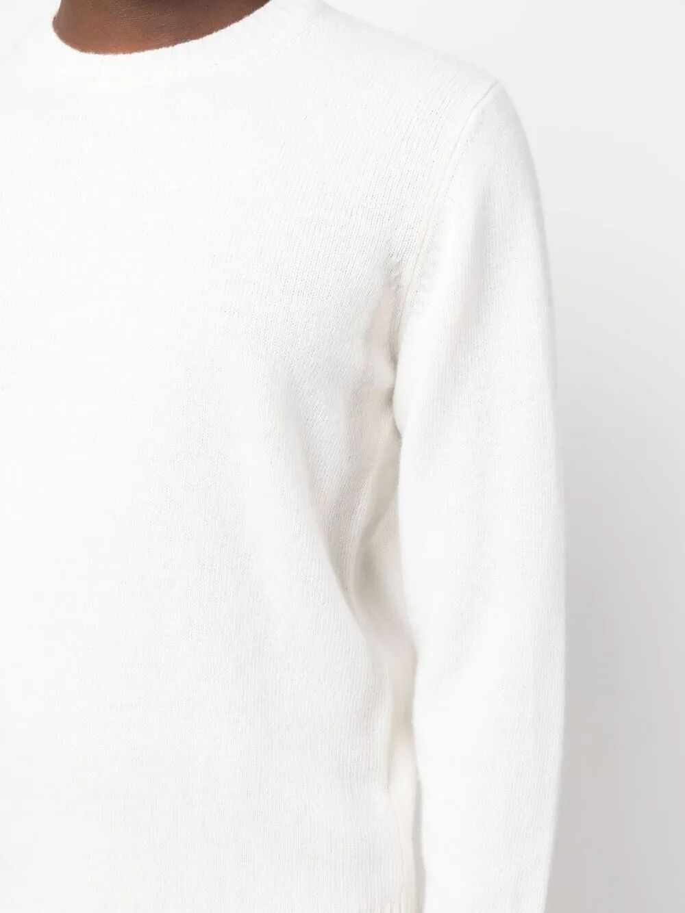 ROBERTO COLLINA Men's Classic Crew-Neck Sweater - FW25 Collection