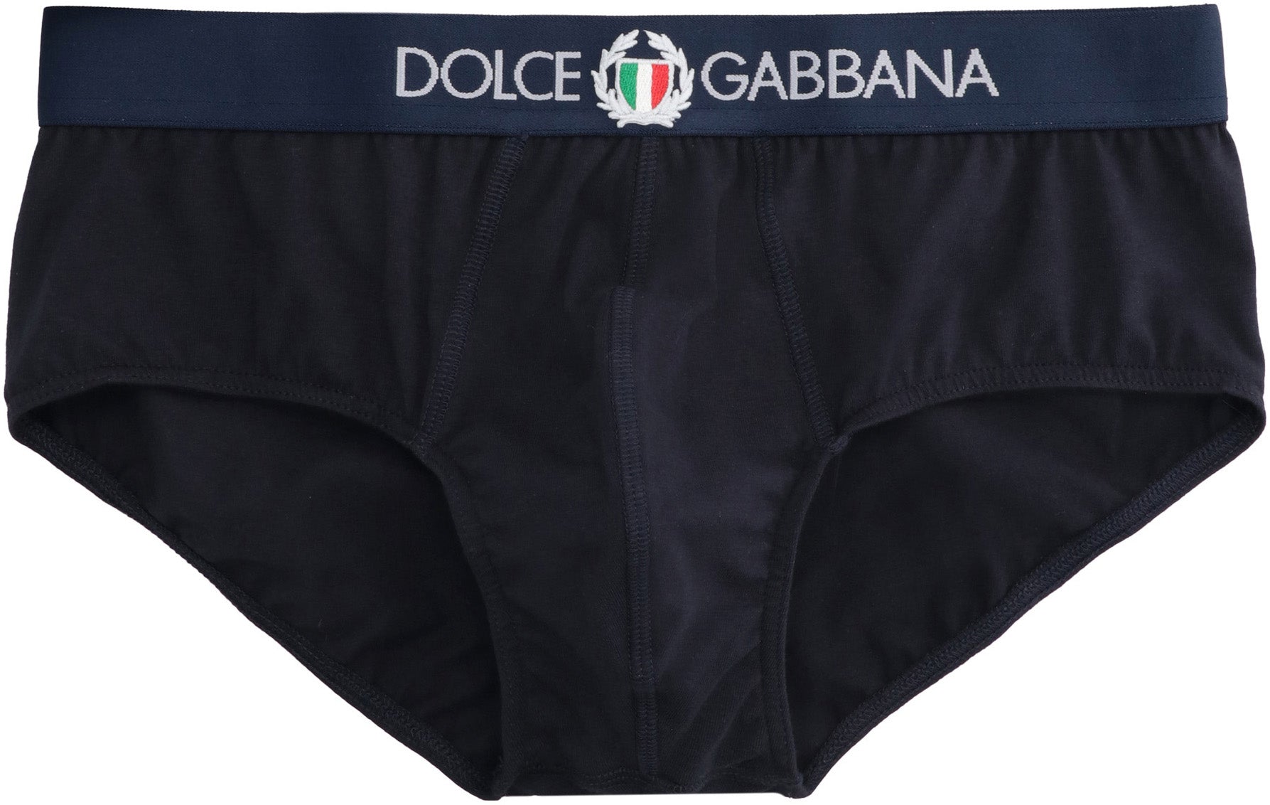 DOLCE & GABBANA Comfort Fit Logoed Elastic Band Cotton Briefs