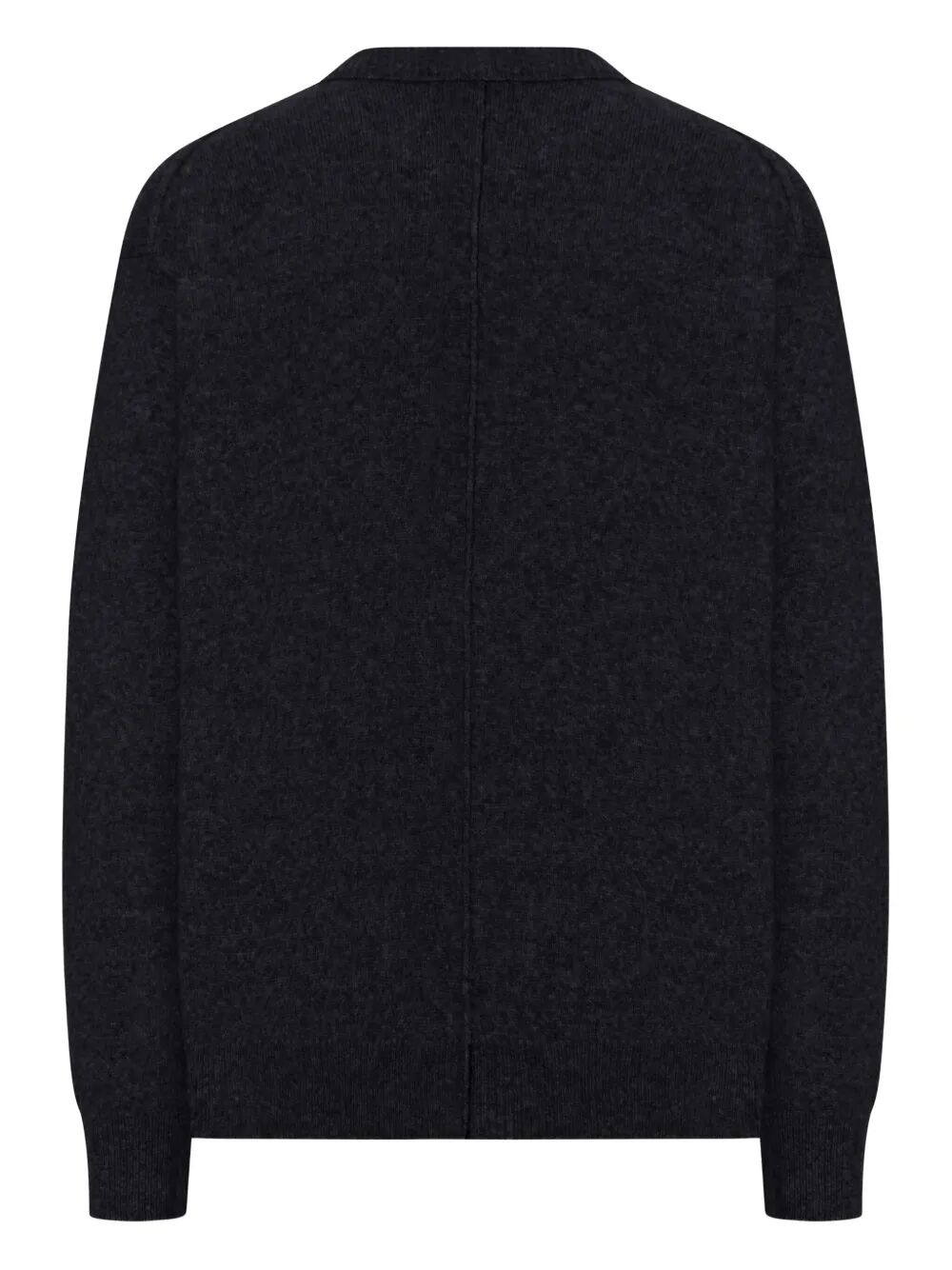 ROBERTO COLLINA Contrasting Stitching Crewneck Wool Sweater