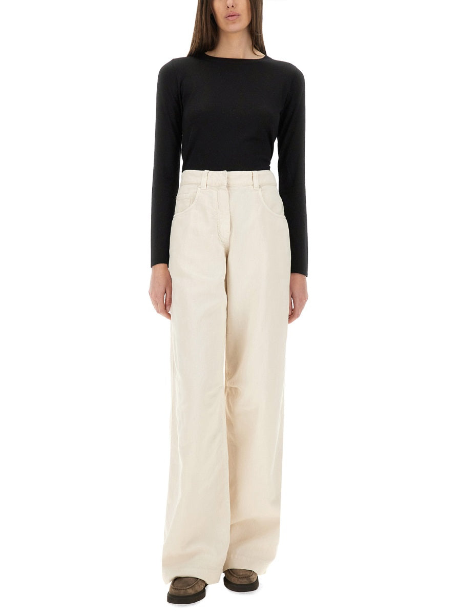 BRUNELLO CUCINELLI Luxury Knit Longsleeve T-Shirt for Women