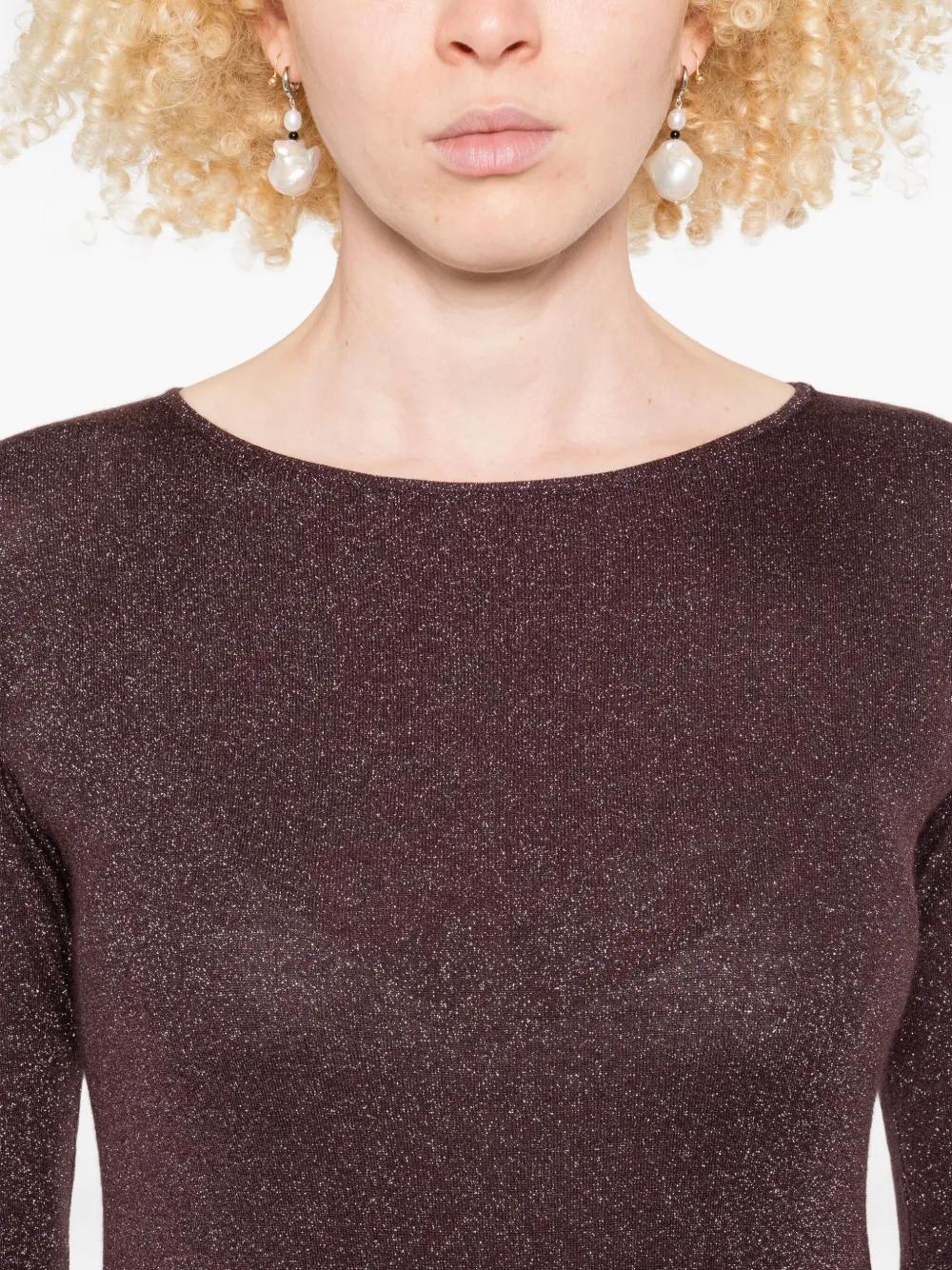 BRUNELLO CUCINELLI Sparkling Boat-Neck Sweater