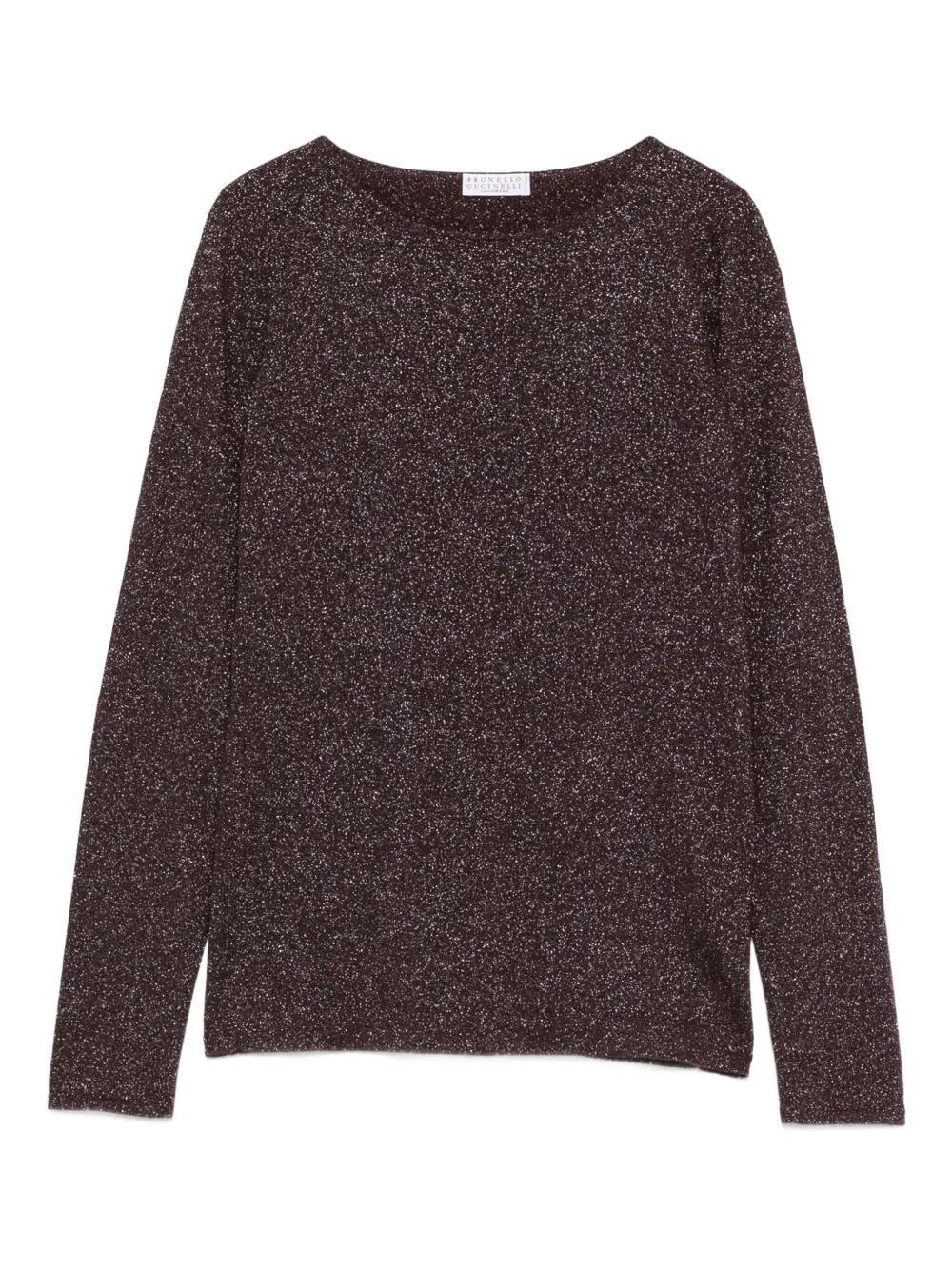 BRUNELLO CUCINELLI Sparkling Boat-Neck Sweater
