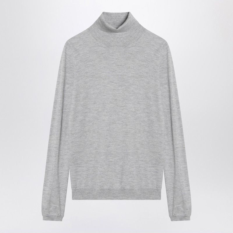 BRUNELLO CUCINELLI Lightweight Cashmere Blend Turtleneck Sweater for Women