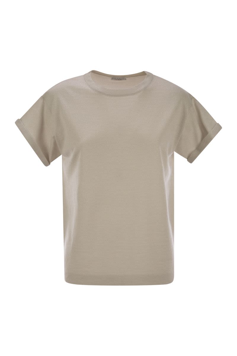 BRUNELLO CUCINELLI Sparkling Lightweight Cashmere and Silk Sweater