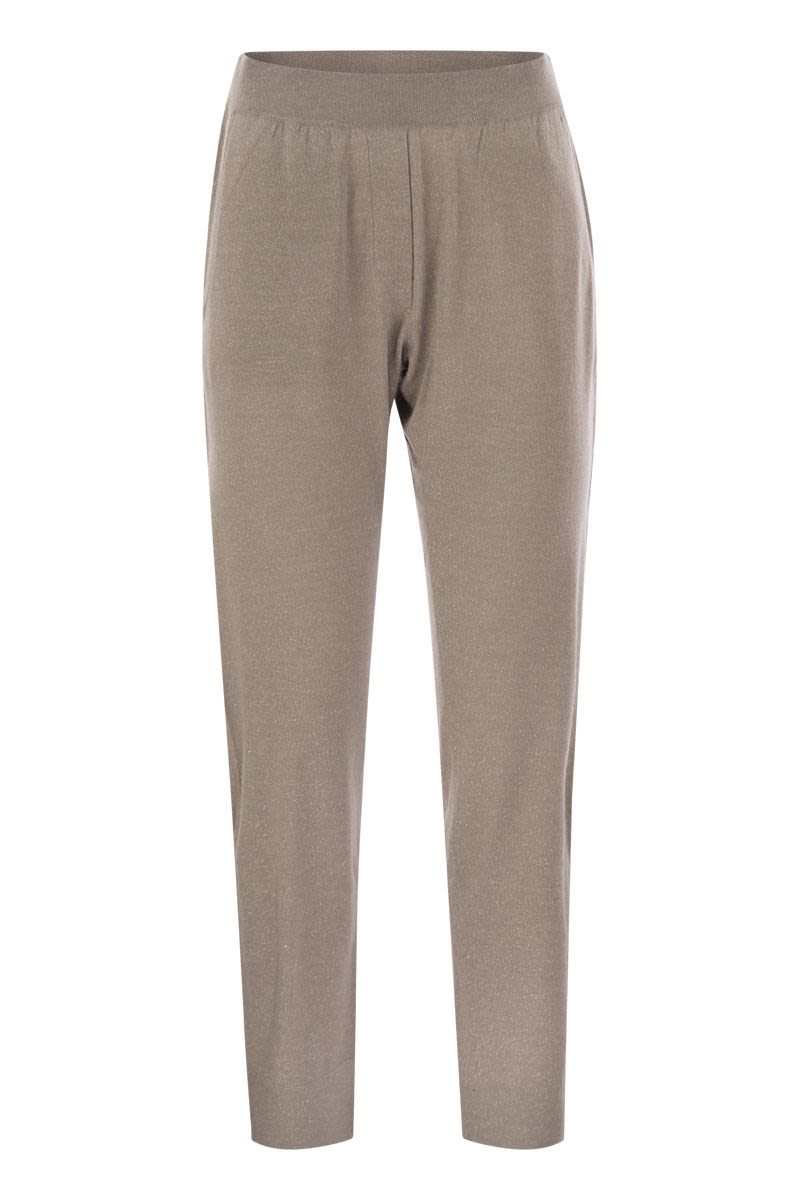 BRUNELLO CUCINELLI Wool and Silk Trousers for Women