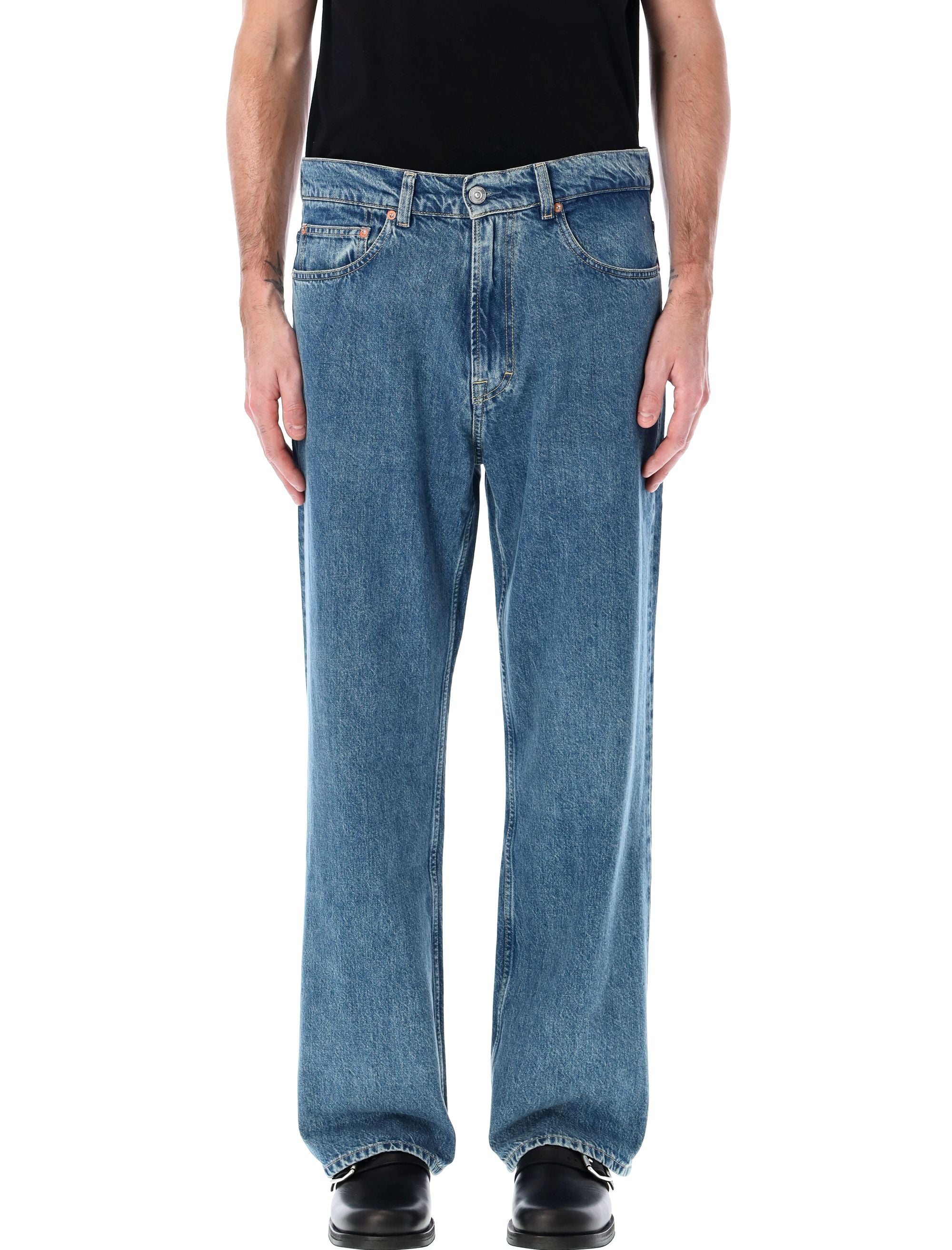 OUR LEGACY Men's Relaxed Fit Third Cut Denim Pant