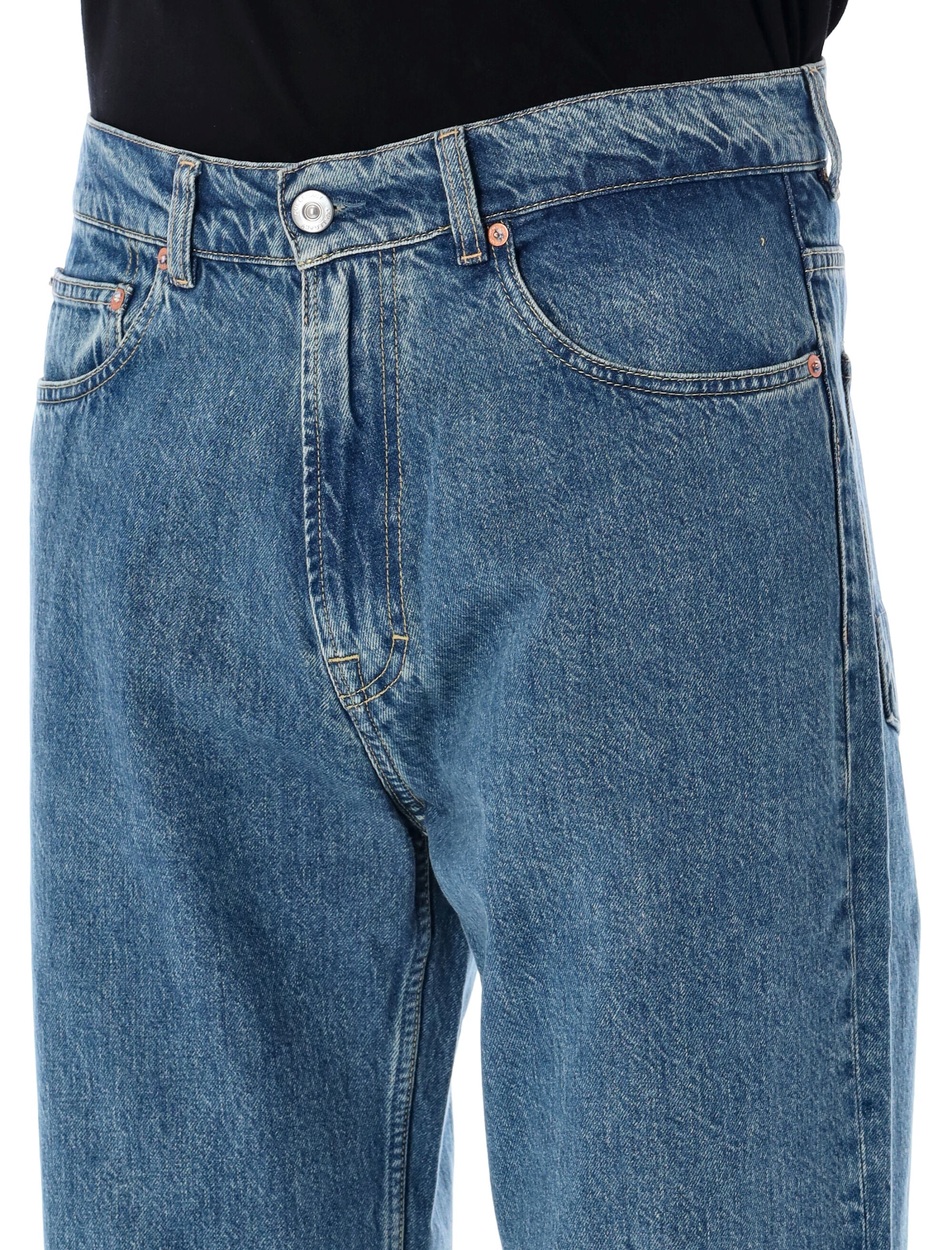 OUR LEGACY Men's Relaxed Fit Third Cut Denim Pant