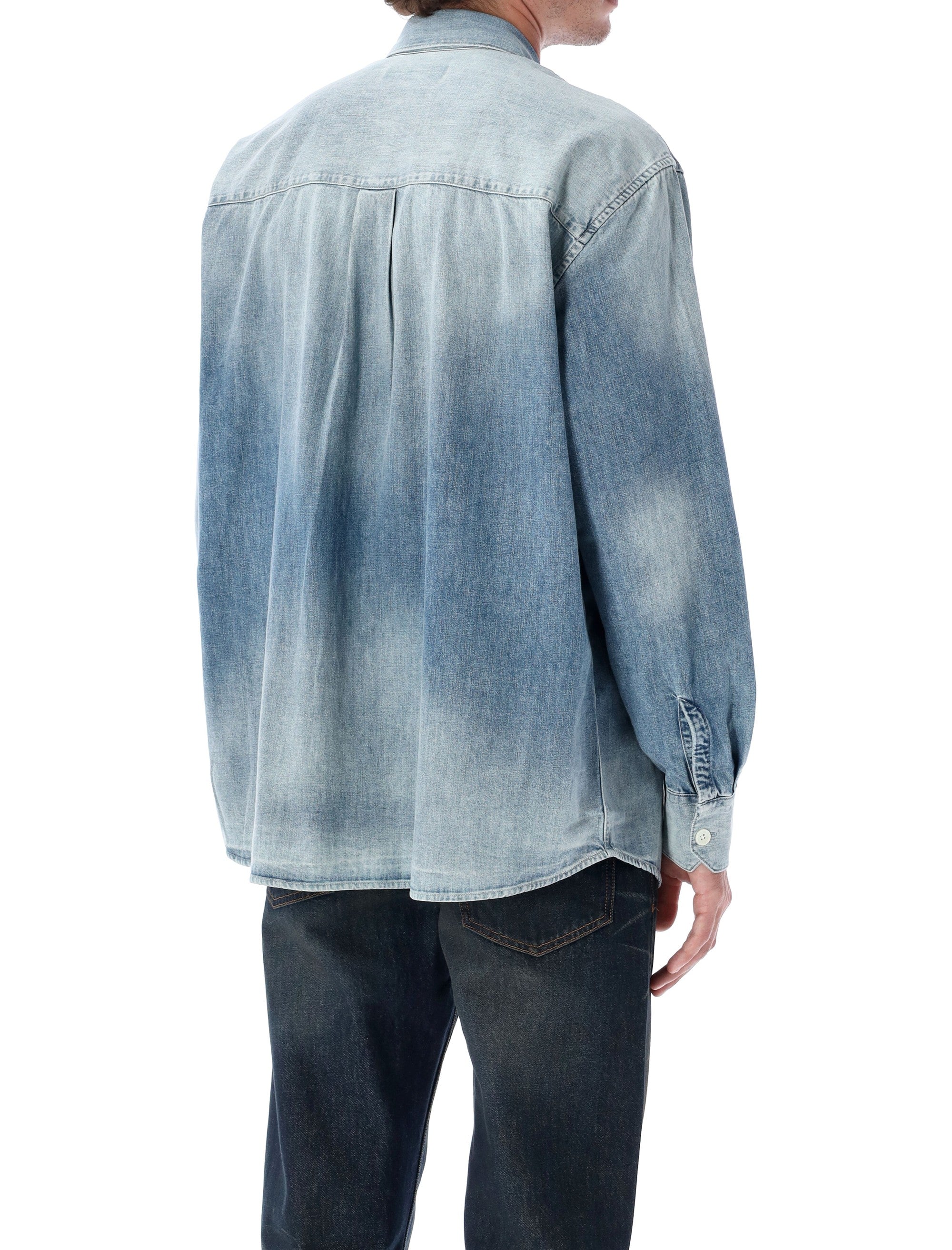 OUR LEGACY Oversized Vintage Denim Shirt - Size 50