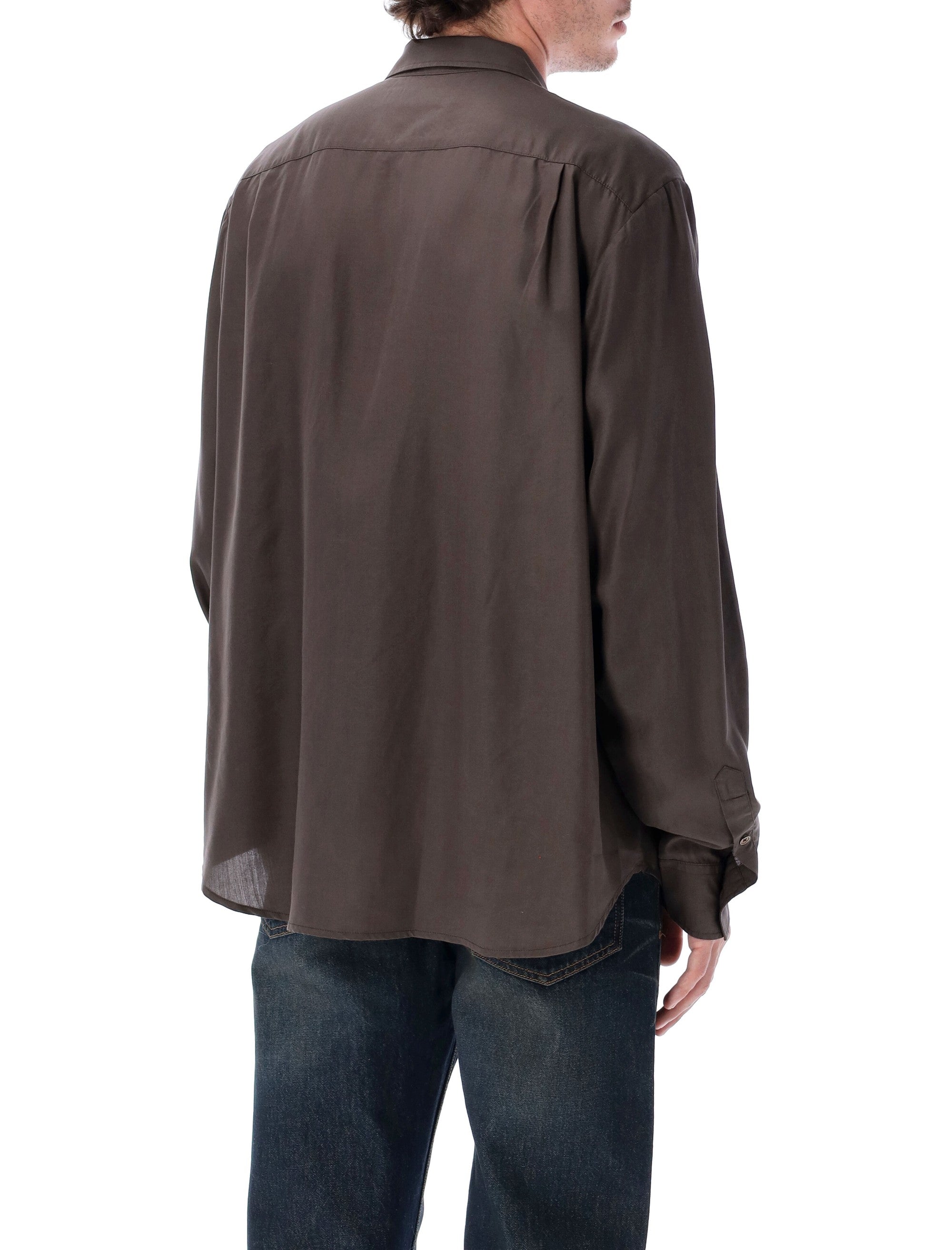 OUR LEGACY Oversized Tencel Shirt - Size 50