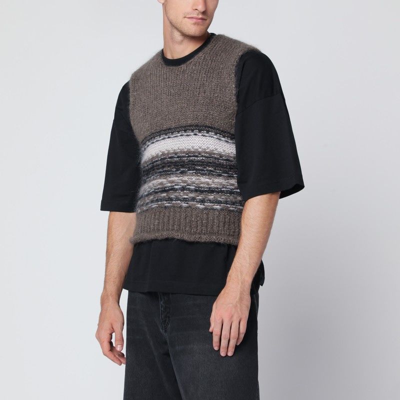 OUR LEGACY Round-Neck Mohair and Wool Waistcoat