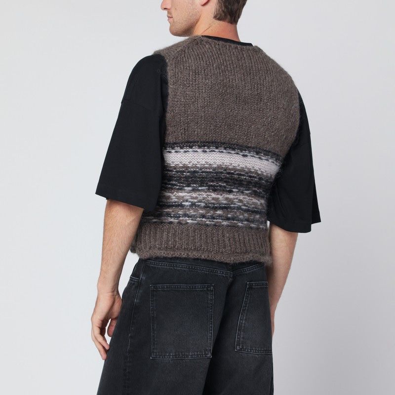 OUR LEGACY Round-Neck Mohair and Wool Waistcoat