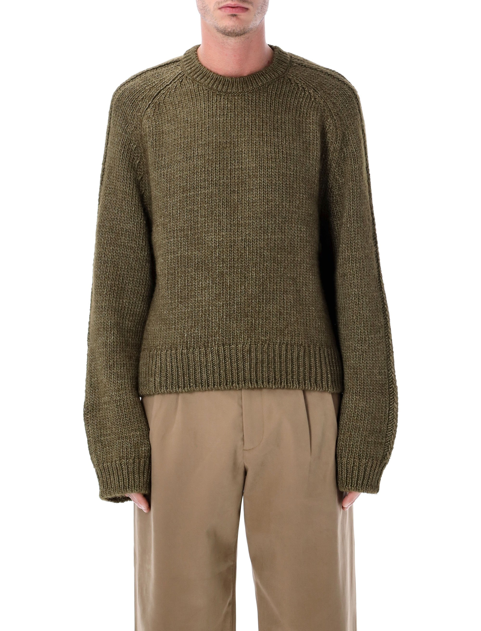 OUR LEGACY True Roundneck Wool and Silk Sweater - Size 50