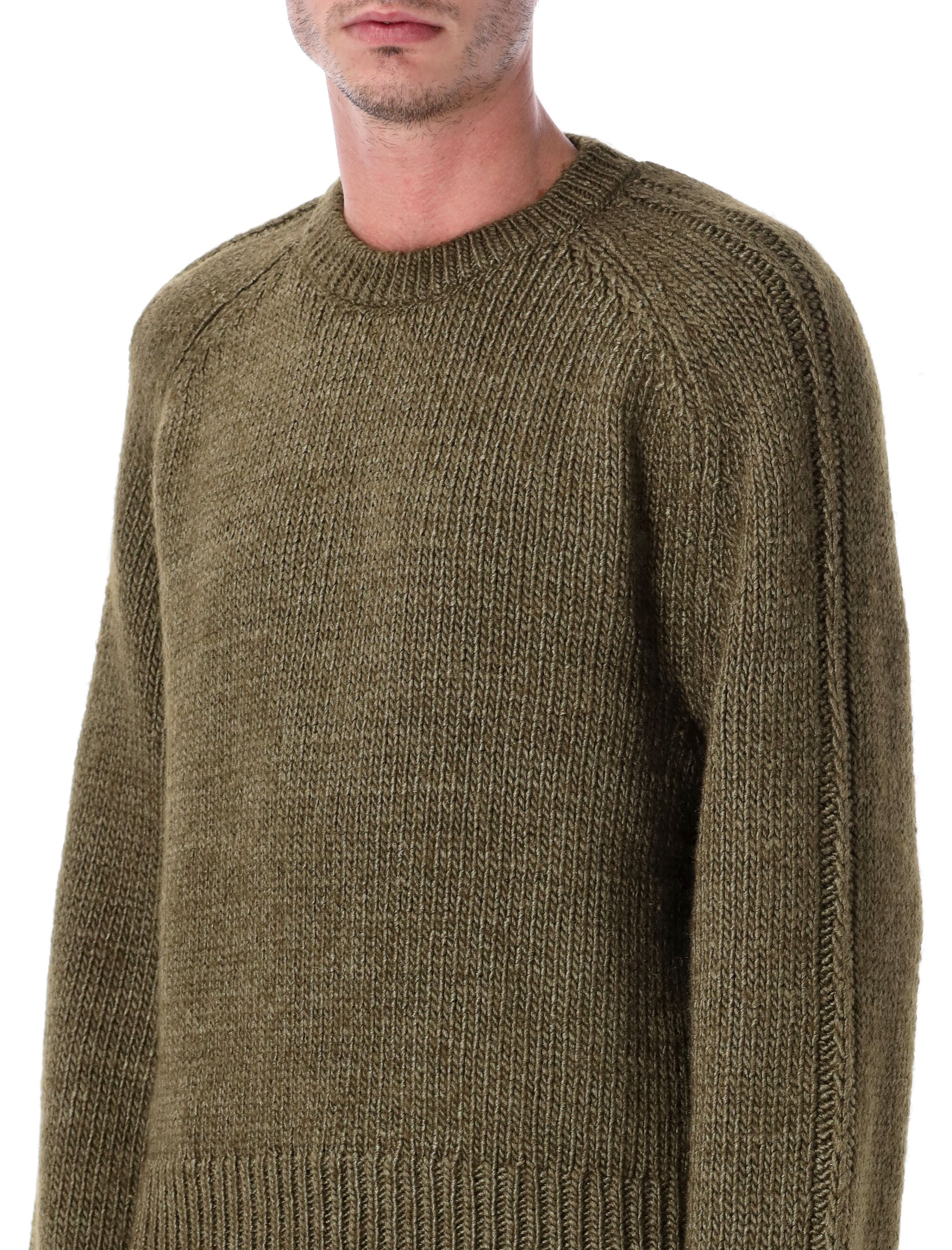 OUR LEGACY True Roundneck Wool and Silk Sweater - Size 50