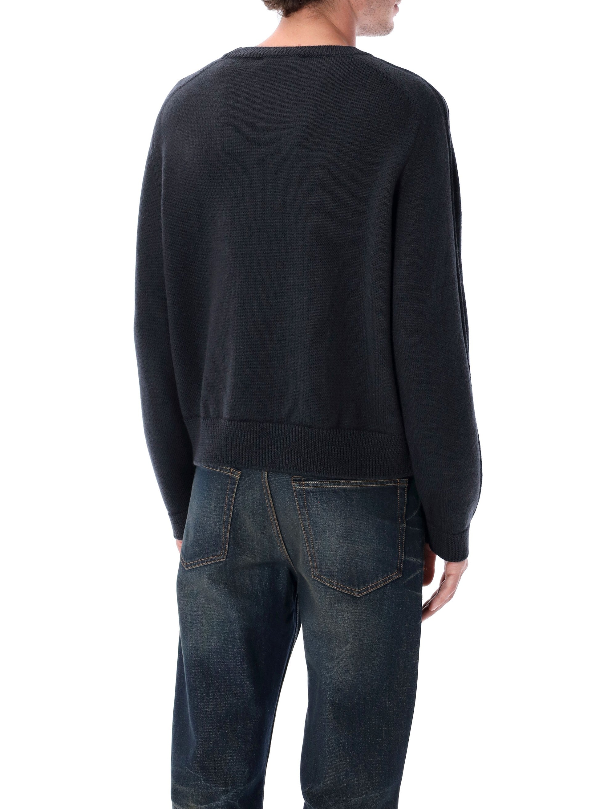OUR LEGACY Merino Wool Crewneck Sweater - Size 50