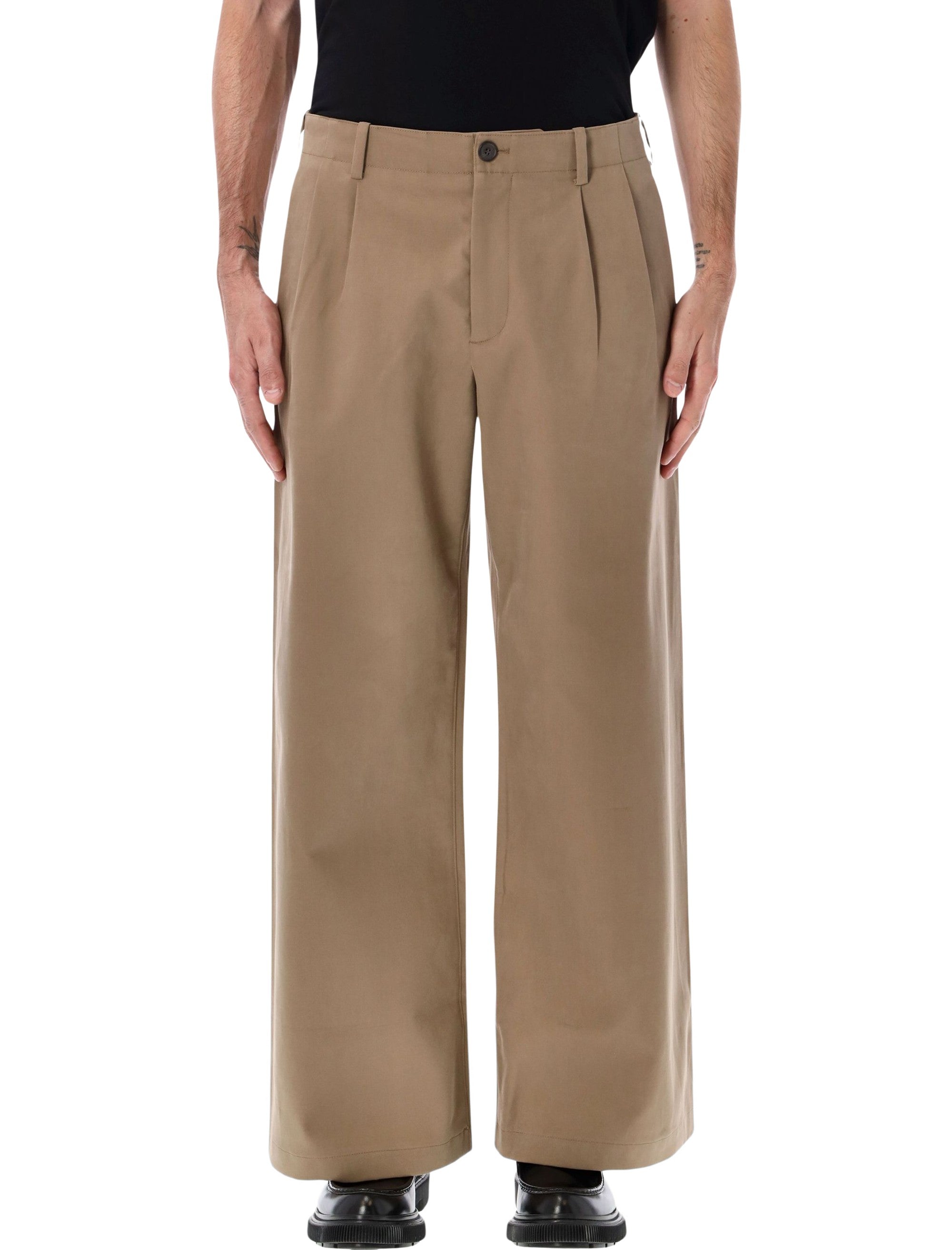 OUR LEGACY Bridge Chino Wide Leg Trousers - Size 48