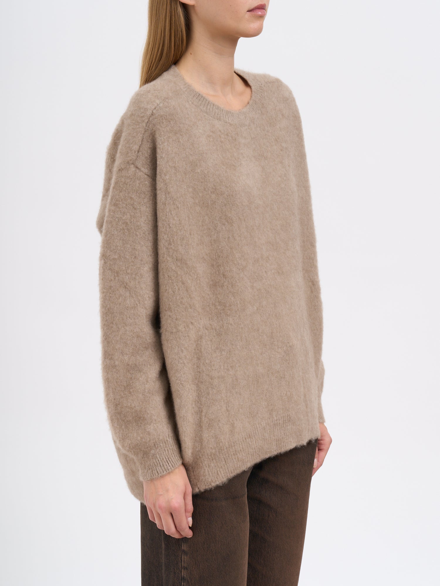AVANT TOI Oversized Crew Neck Cashmere Sweater - Size S