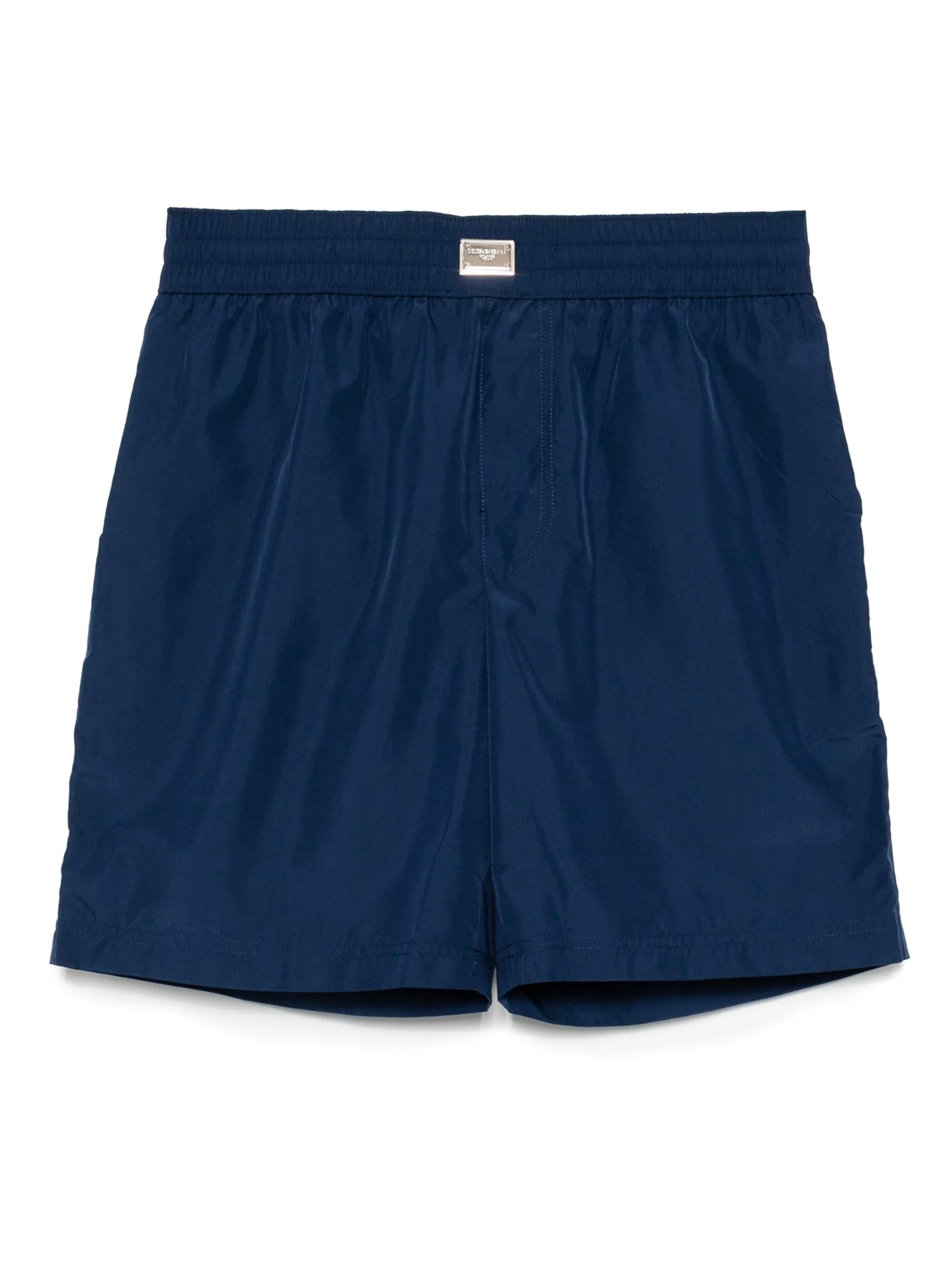 DOLCE & GABBANA Medium Swim Boxer with Logo Plaque