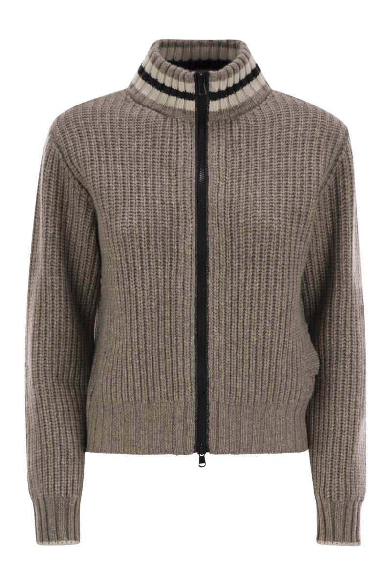 BRUNELLO CUCINELLI Cashmere Cardigan with Shiny Trims