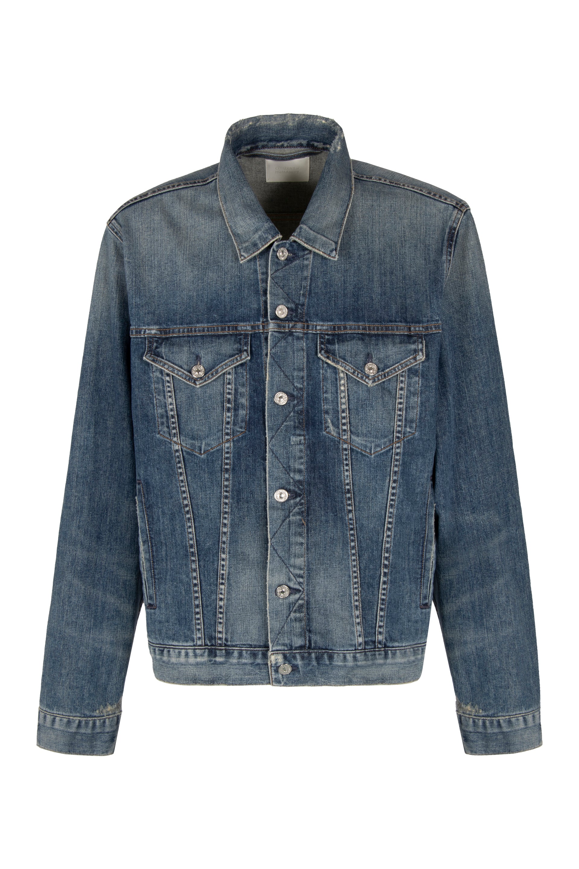 CITIZENS OF HUMANITY Men's Bleach Wash Denim Jacket