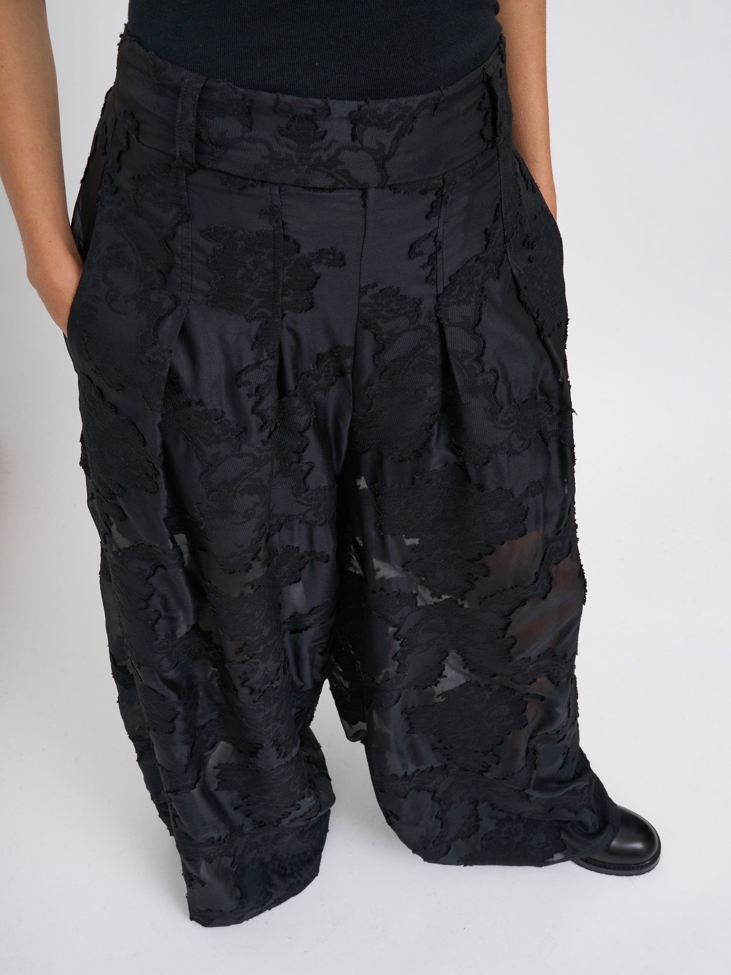 NOSTRASANTISSIMA Wide Leg Trousers Size 40