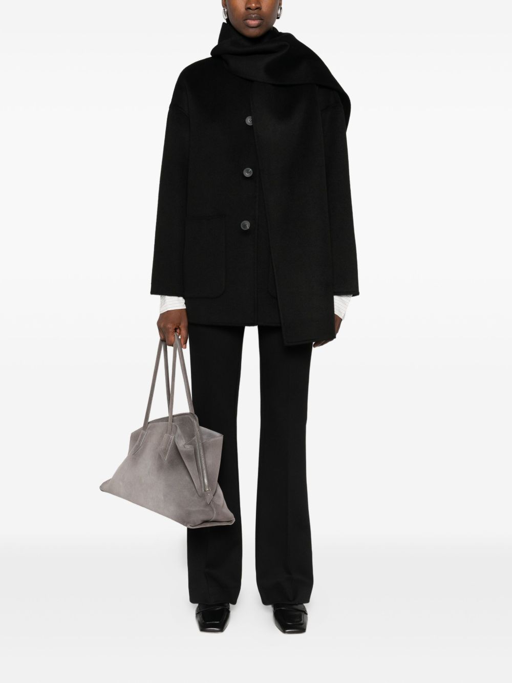 VIA MASINI 80 Straight Hem Trousers with Side Pockets - FW25 Collection