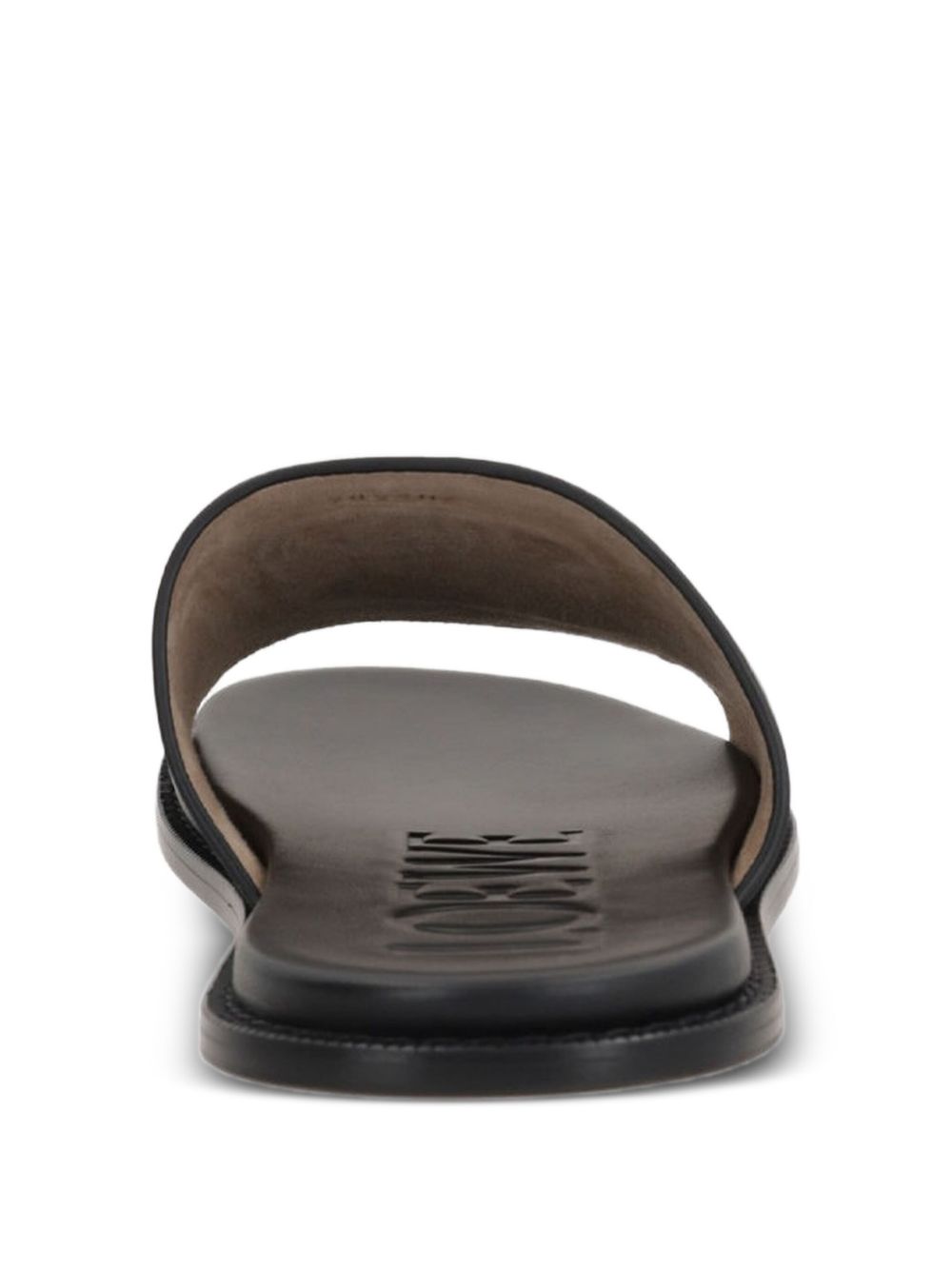 LOEWE Flex Anagram Leather Slide Sandals