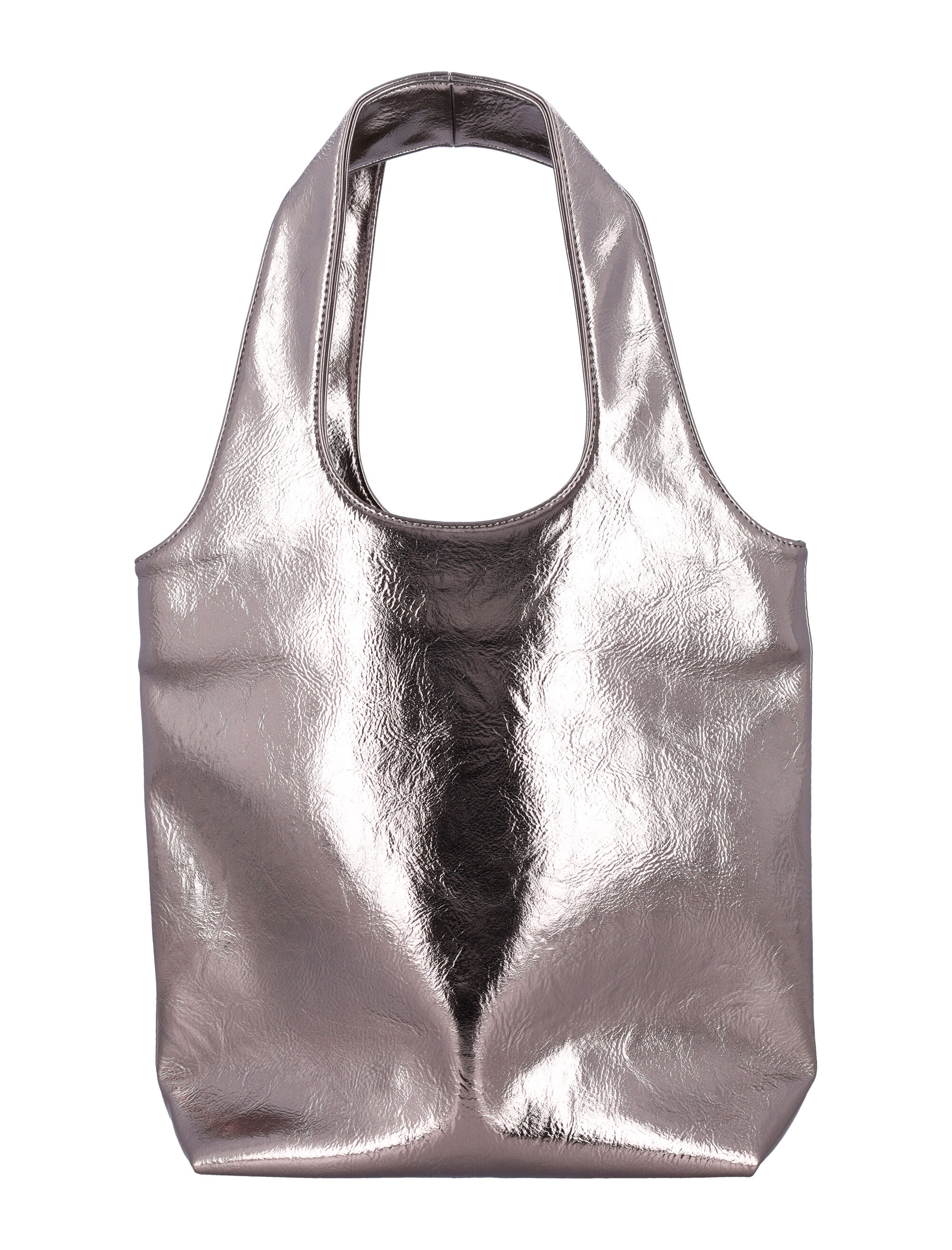 A.P.C. Mini Metallic Eco Leather Tote Handbag