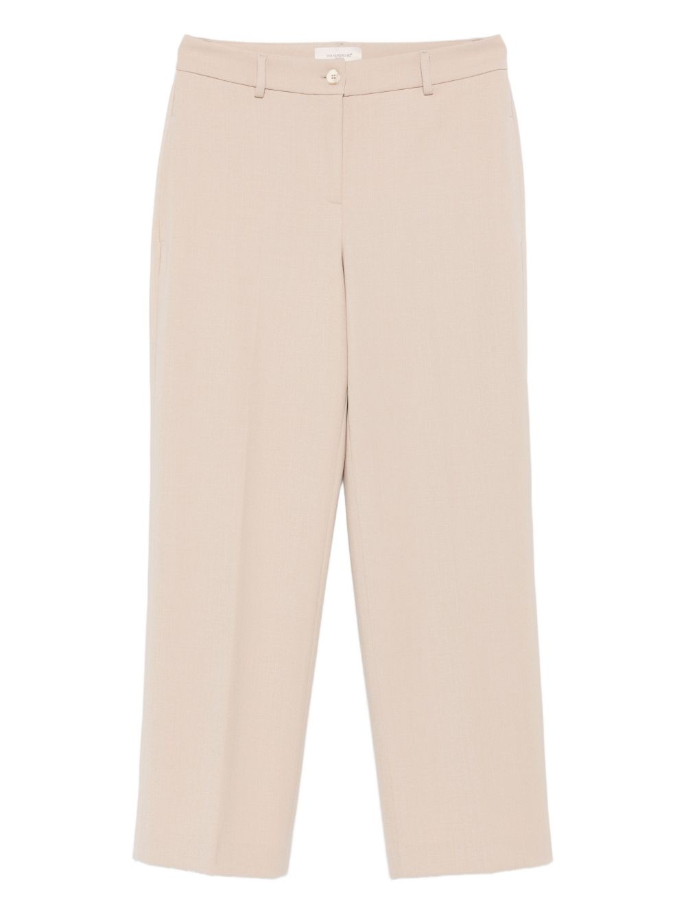 VIA MASINI 80 Wool Blend Straight Leg Trousers - Women's