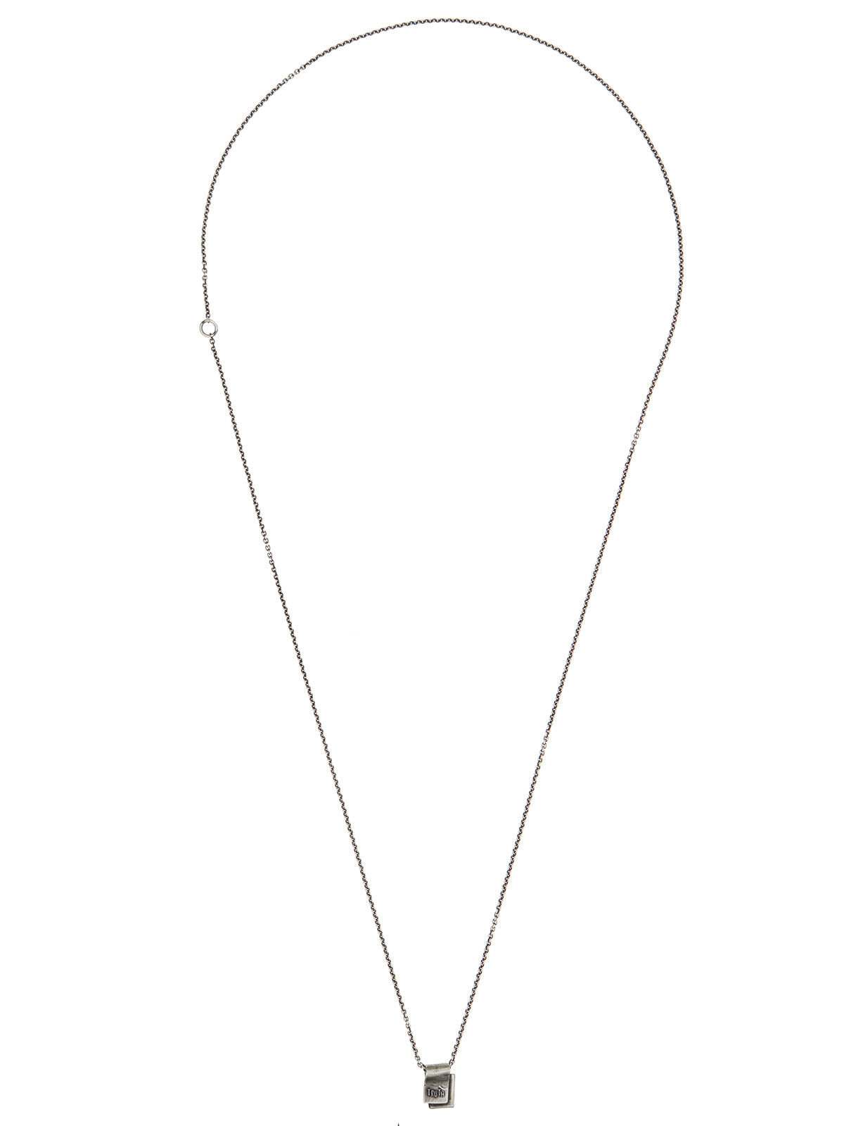 WERKSTATT:MUNCHEN Men's Silver Necklace with Pendant (64 cm)