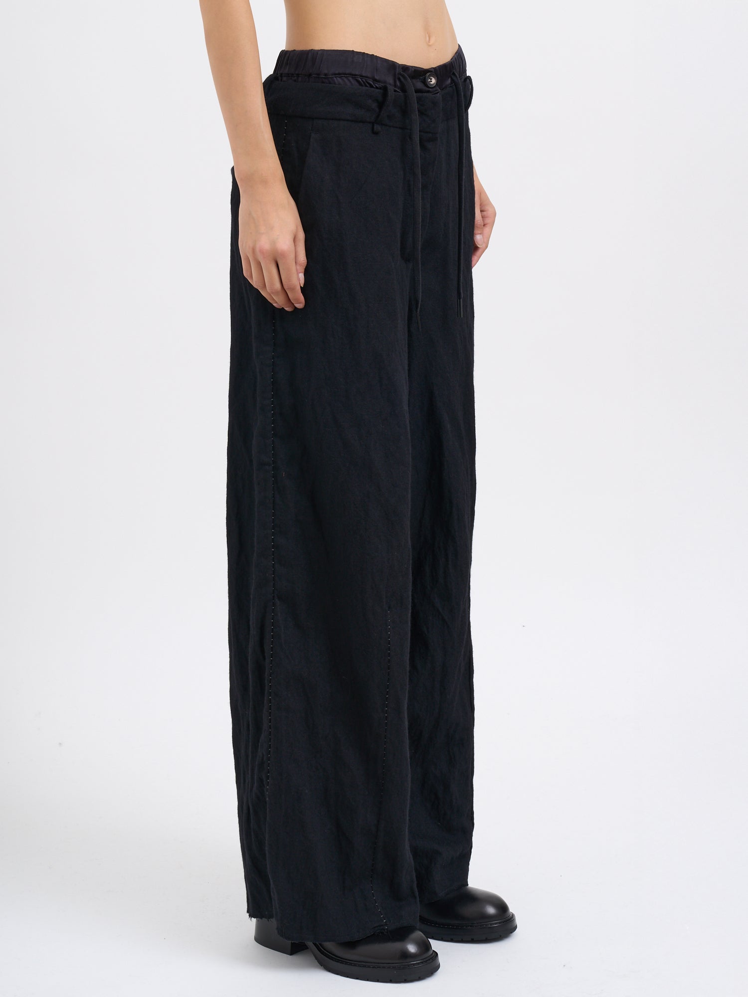 MASNADA Oversized Wool Trousers - Size S