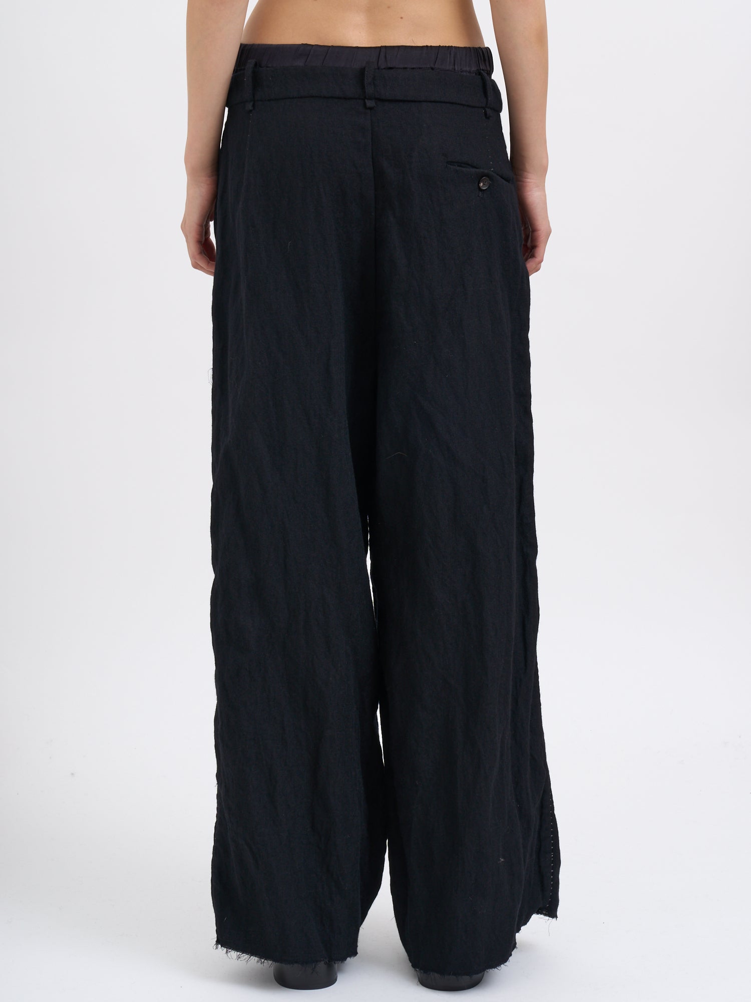 MASNADA Oversized Wool Trousers - Size S