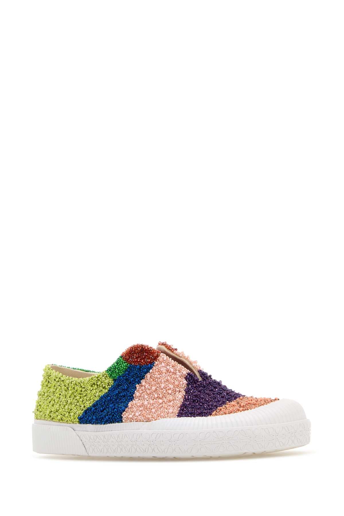 LOEWE Embellished Fabric Slip-On Sneakers for Men