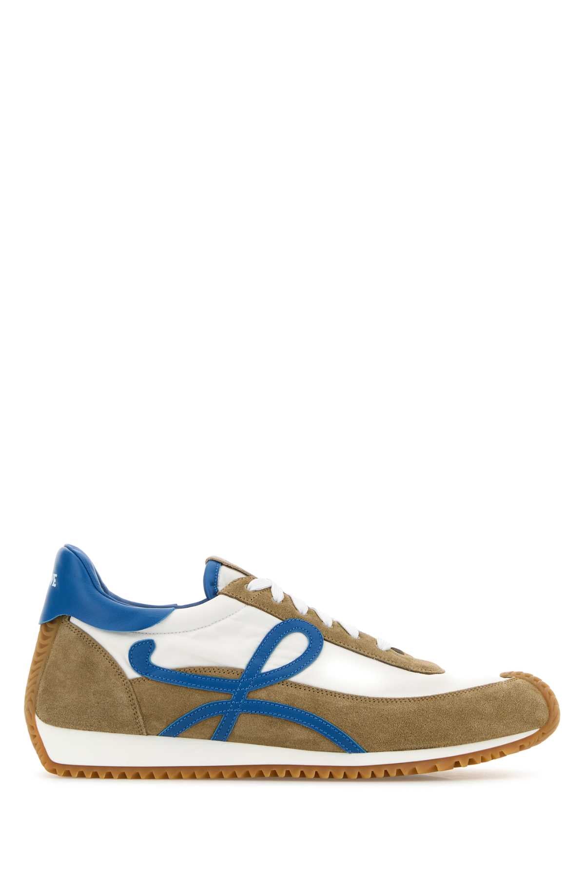 LOEWE Multicolor Suede and Nylon Flow Runner Sneakers for Men