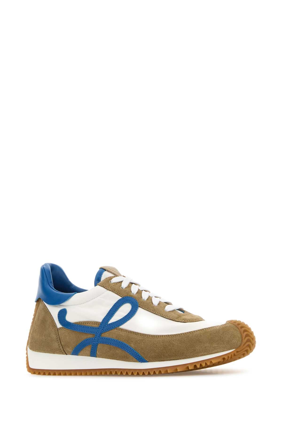 LOEWE Multicolor Suede and Nylon Flow Runner Sneakers for Men