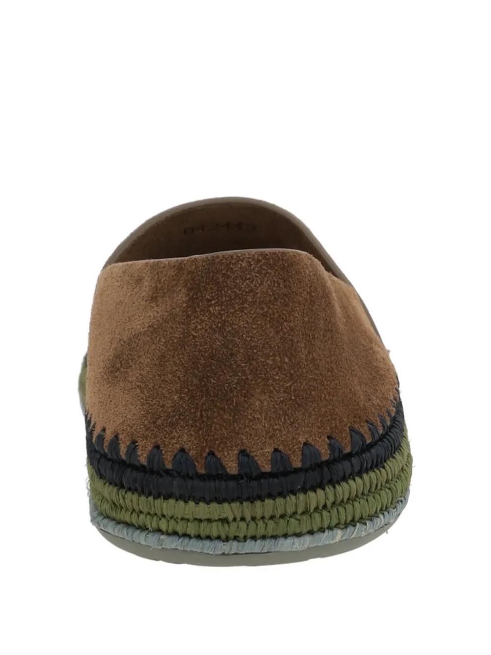 LOEWE Suede Slip-On Espadrilles for Men