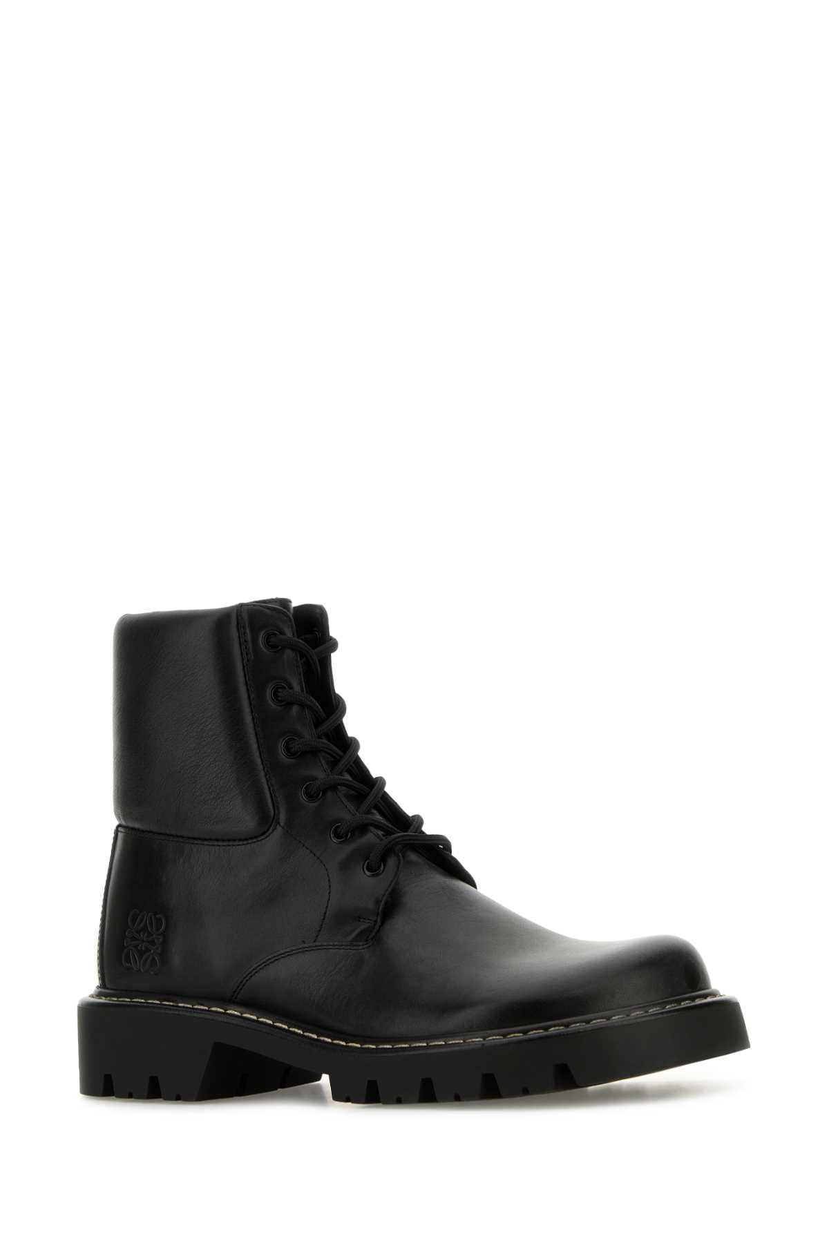 LOEWE Men's Leather Sierra Ankle Boots