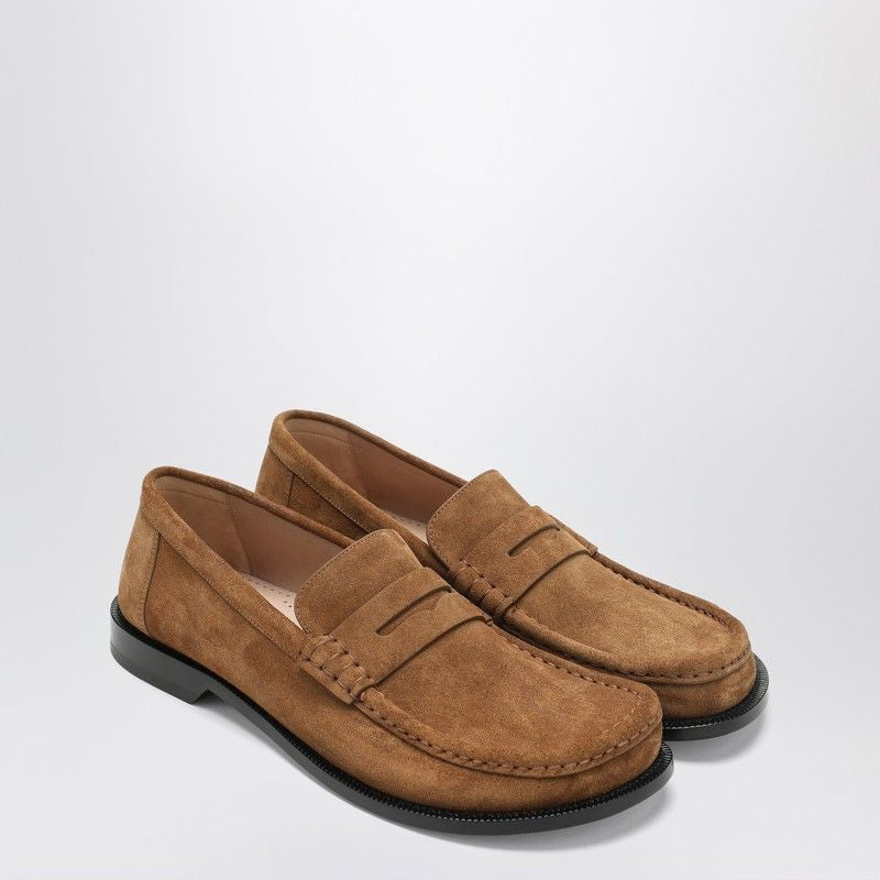 LOEWE Asymmetrical Petal-Shaped Moccasins for Men
