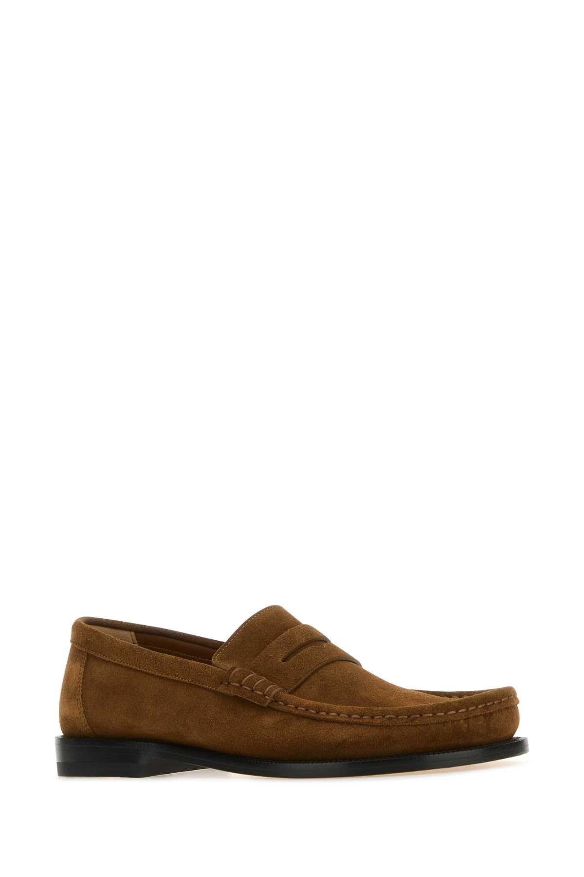 LOEWE Suede Campo Loafers for Men