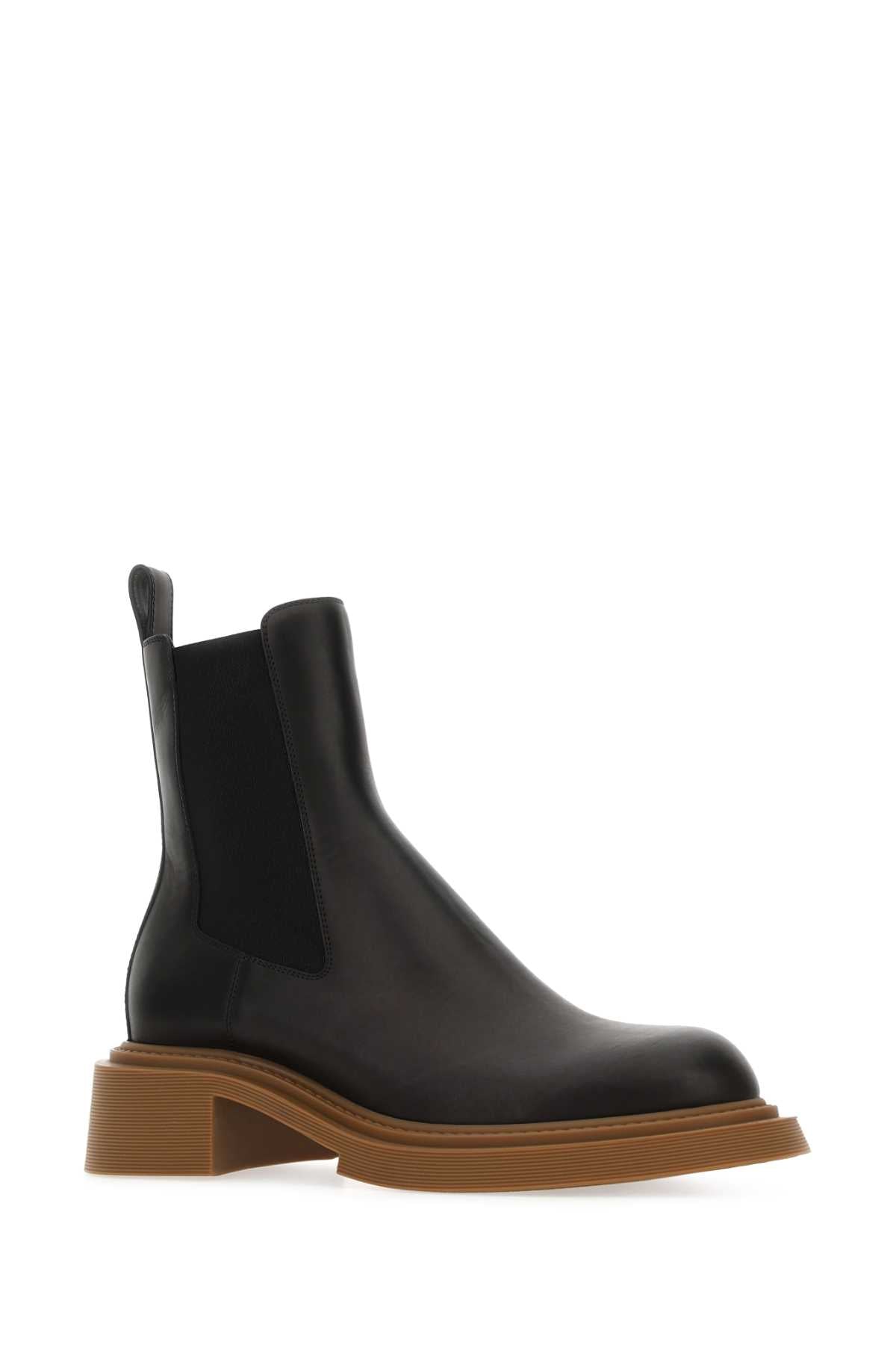 LOEWE Men's Leather Chelsea Ankle Boots